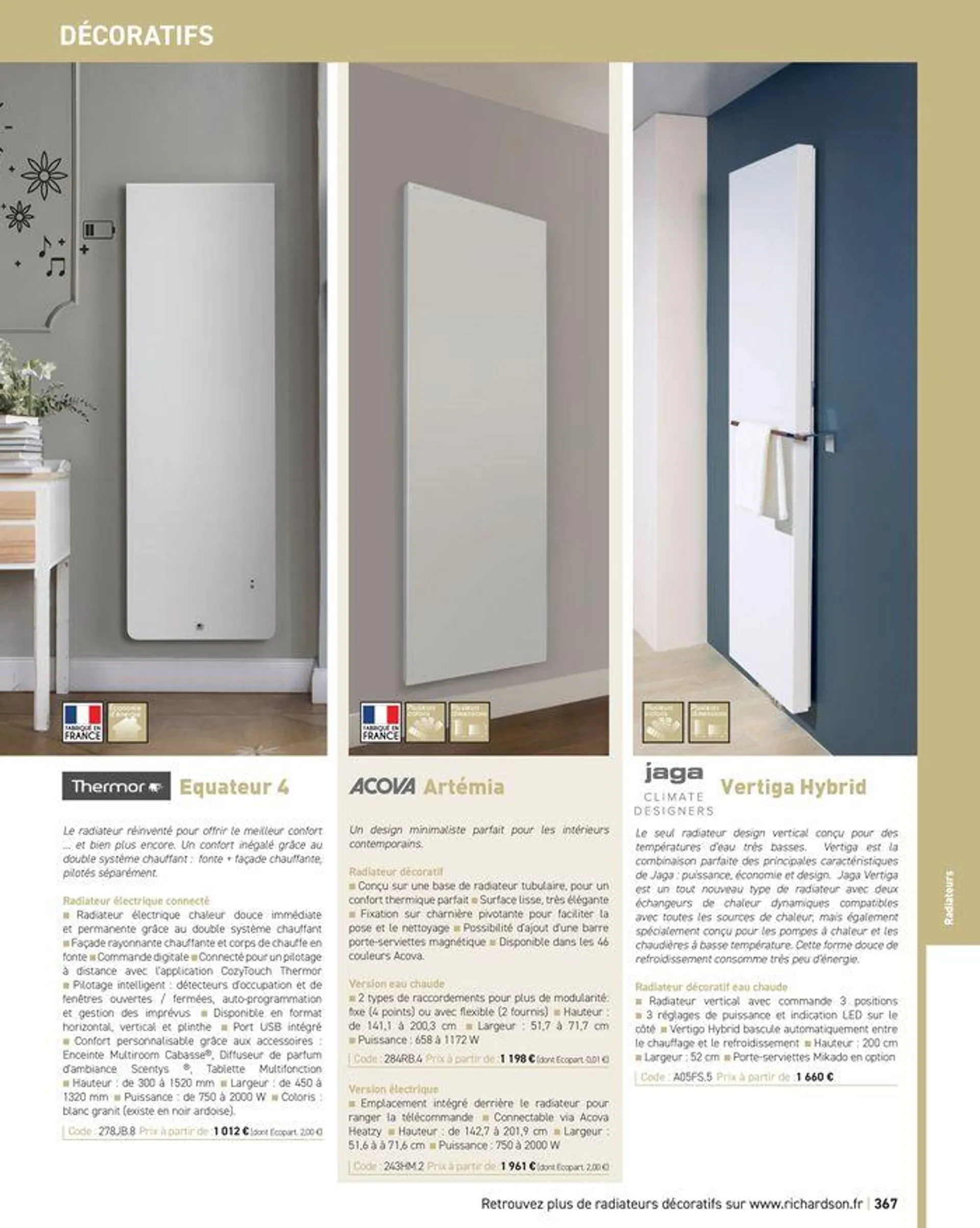 Salle de bains et carrelage 2024 du 23 mai au 31 décembre 2024 - Catalogue page 369