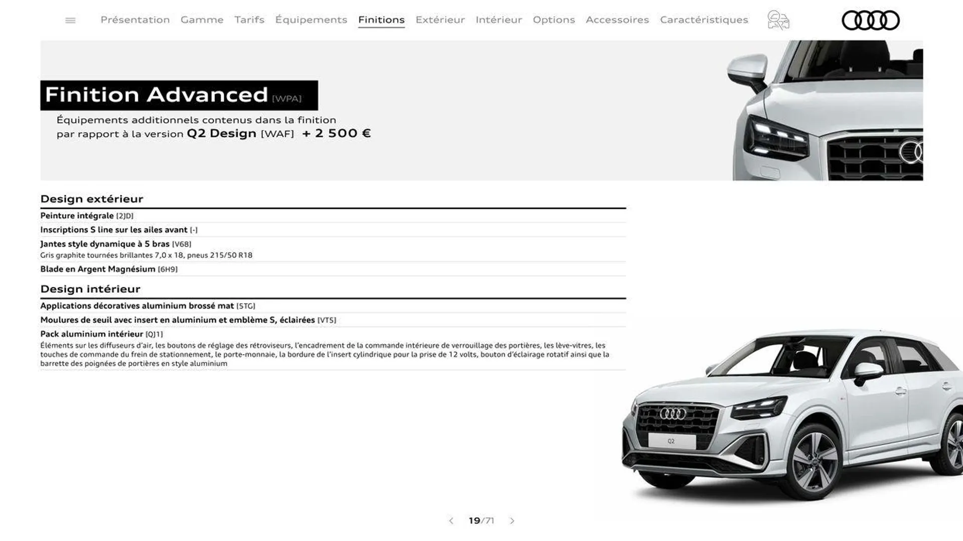 Audi Q2 du 20 août au 31 décembre 2024 - Catalogue page 19