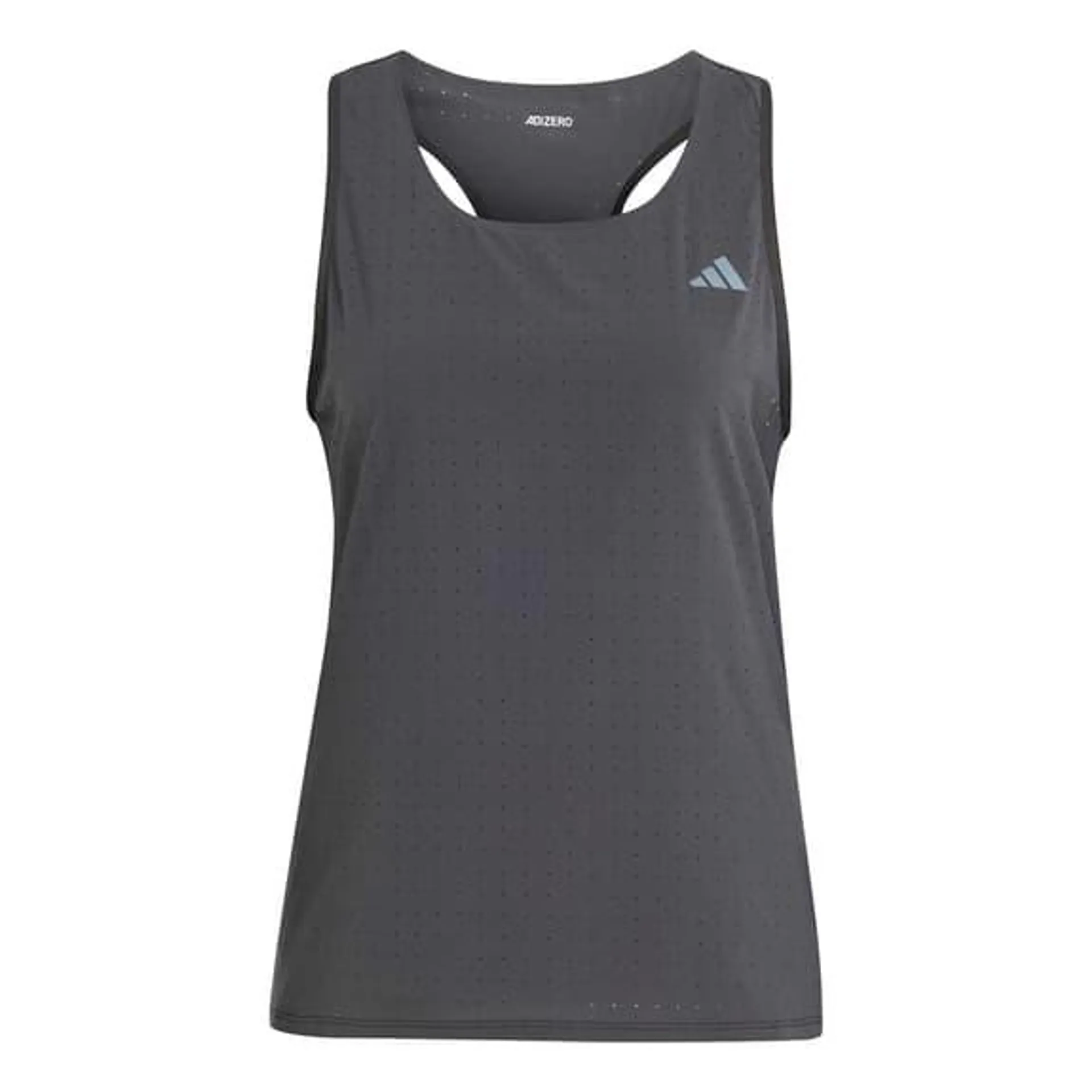 Débardeur adidas Adizero noir gris femme