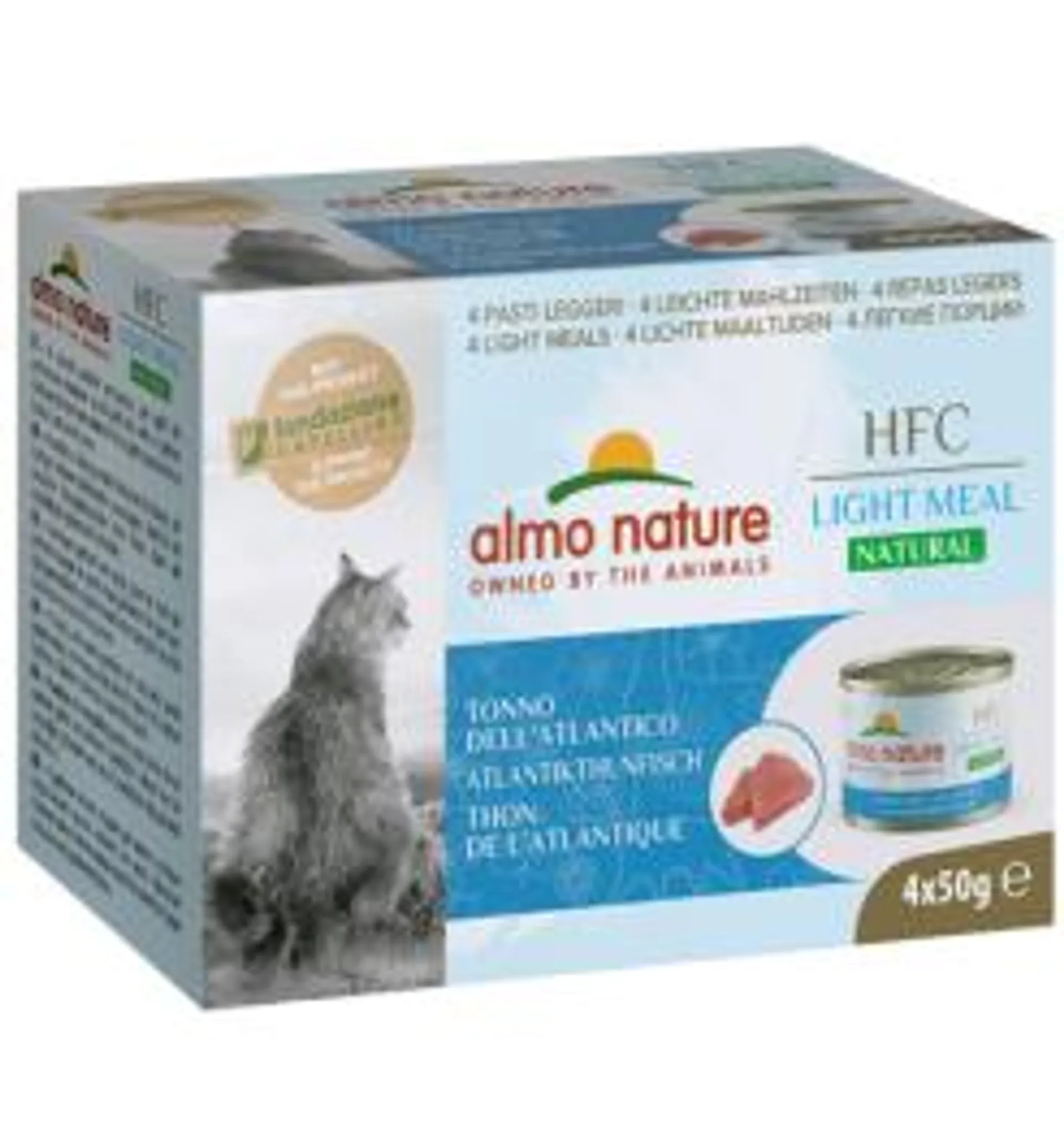 Boîtes de pâtée pour chat au Thon De L'Atlantique HFC Light Meal