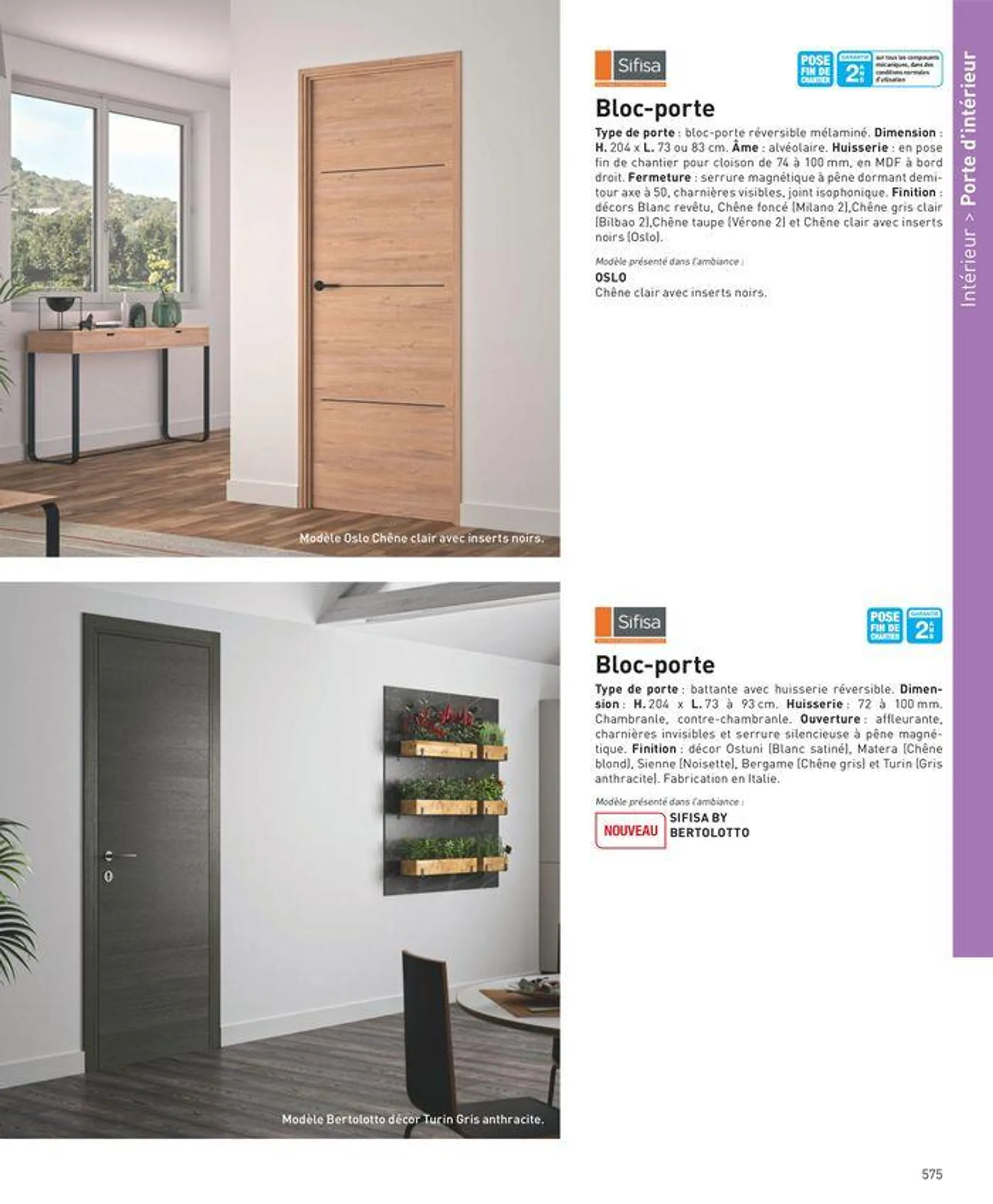 Sélection Intérieur & Extérieur 2024 du 5 avril au 31 décembre 2024 - Catalogue page 575