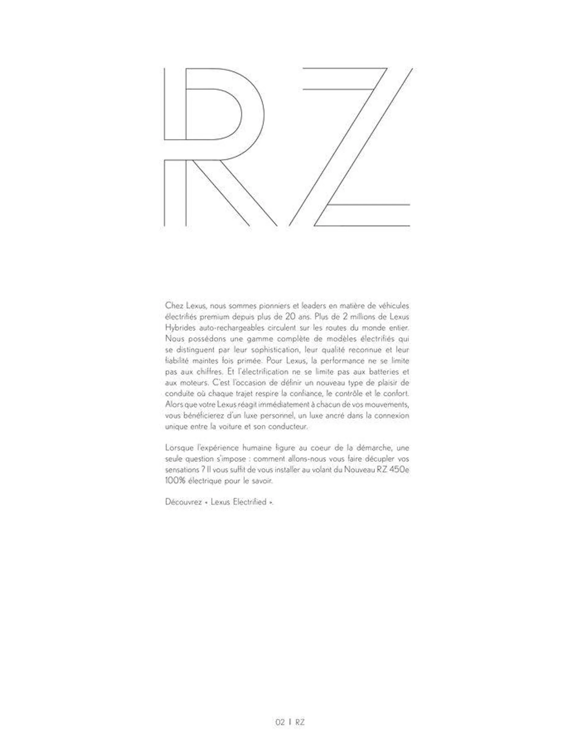 Lexus NOUVEAU RZ du 24 juin au 28 février 2025 - Catalogue page 2