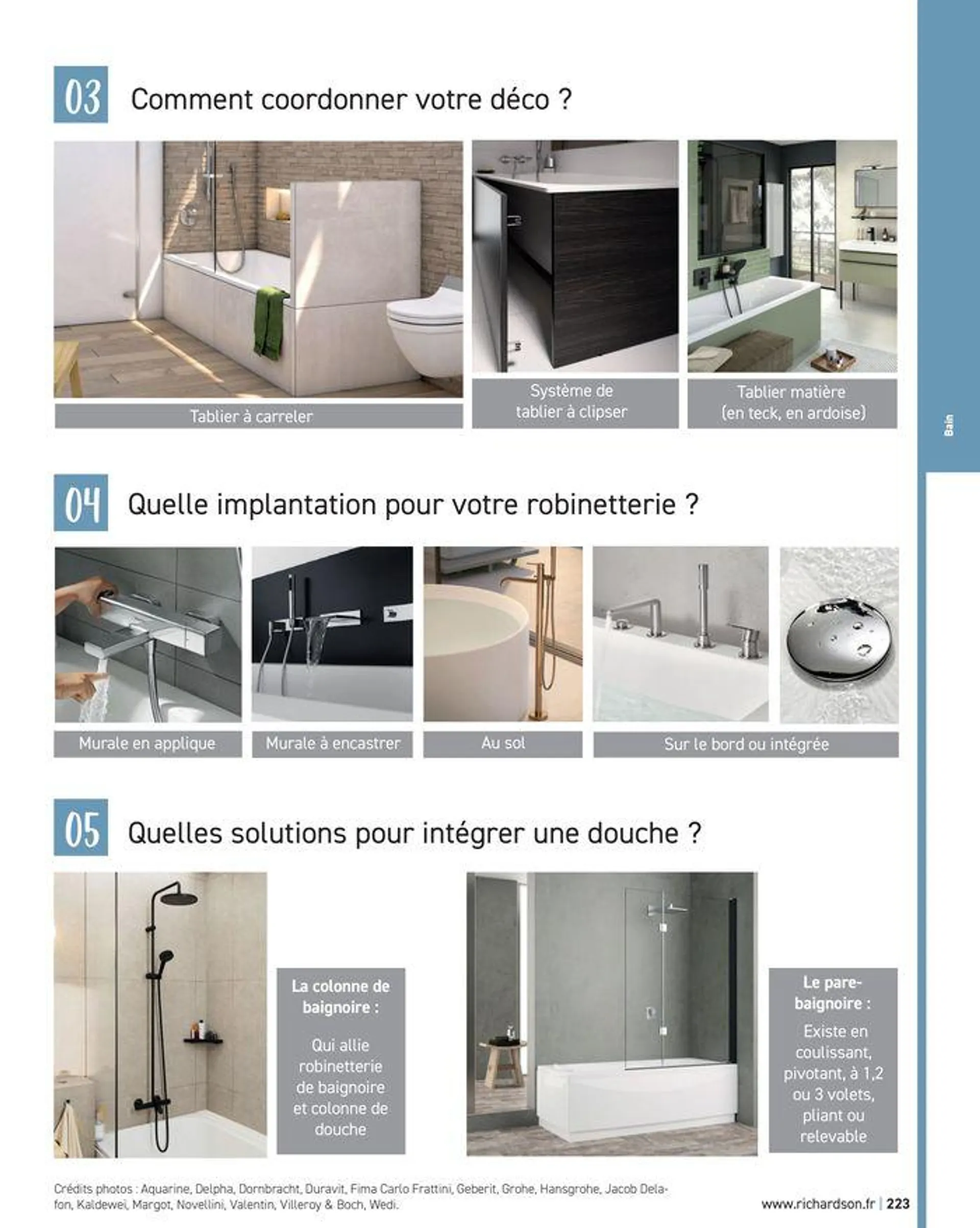 Salle de bains et carrelage 2024 du 23 mai au 31 décembre 2024 - Catalogue page 225