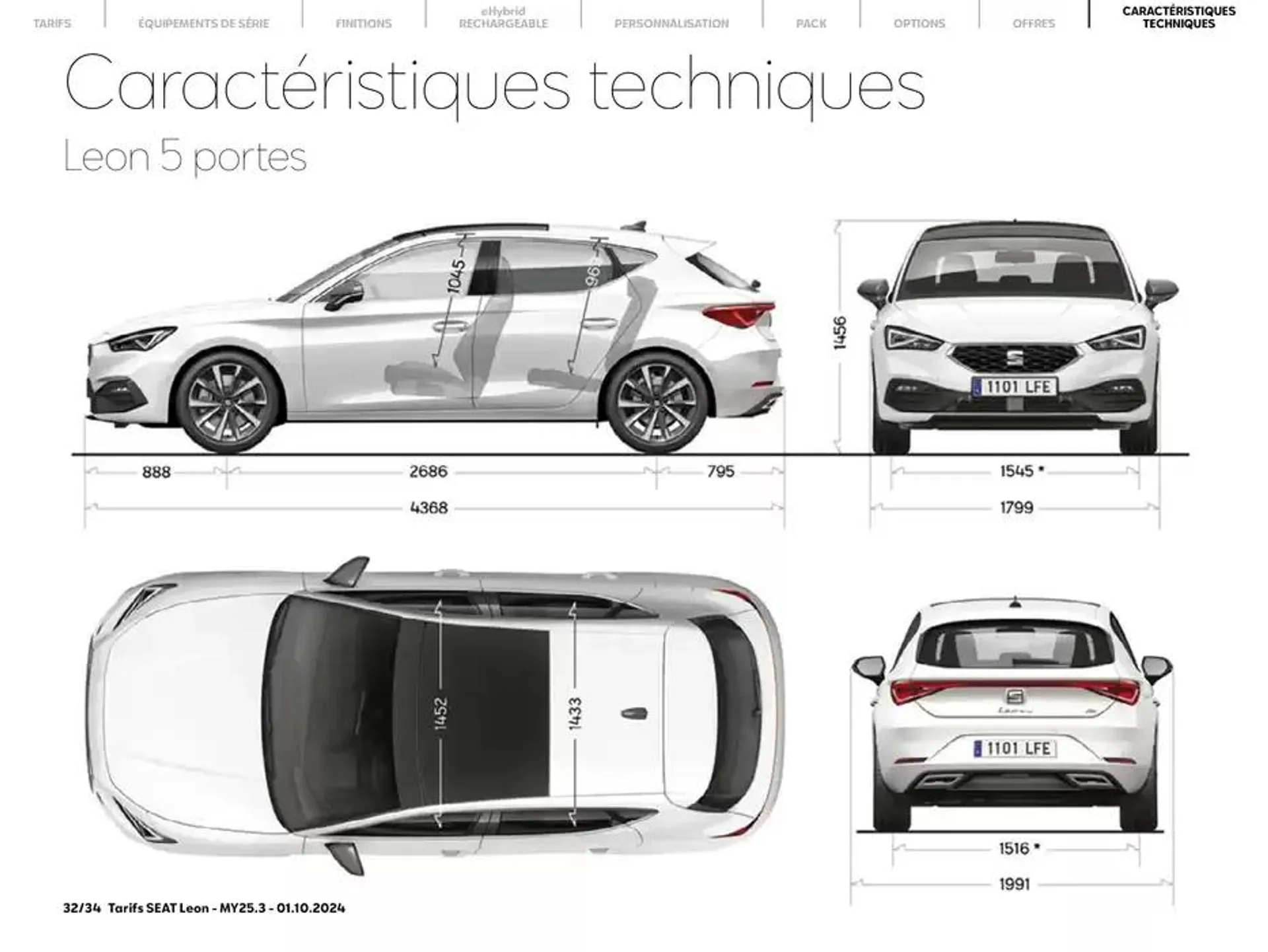 SEAT Leon 5 portes du 3 octobre au 3 octobre 2025 - Catalogue page 32