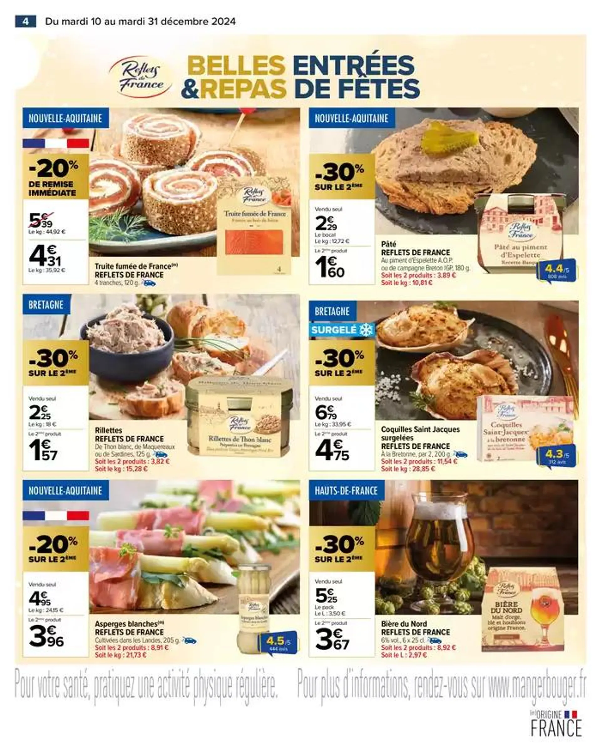 LE MARCHÉ DE NOËL DE NOS RÉGIONS du 10 décembre au 31 décembre 2024 - Catalogue page 6