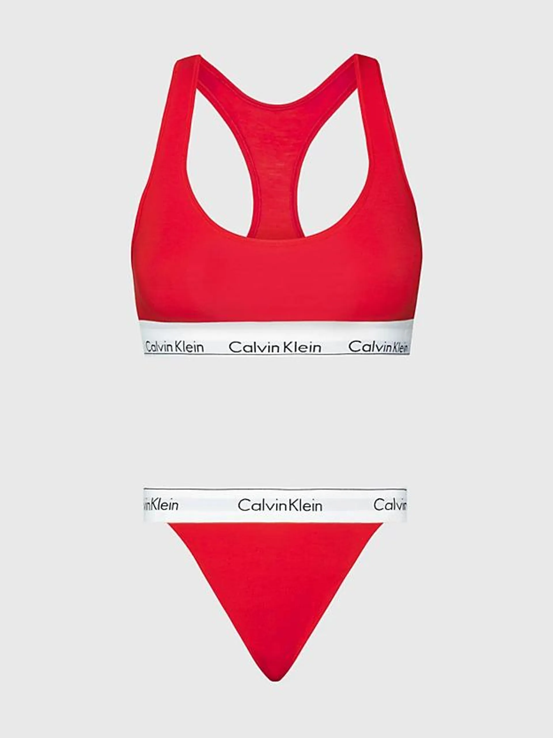 Bralette- en stringset - Modern Cotton