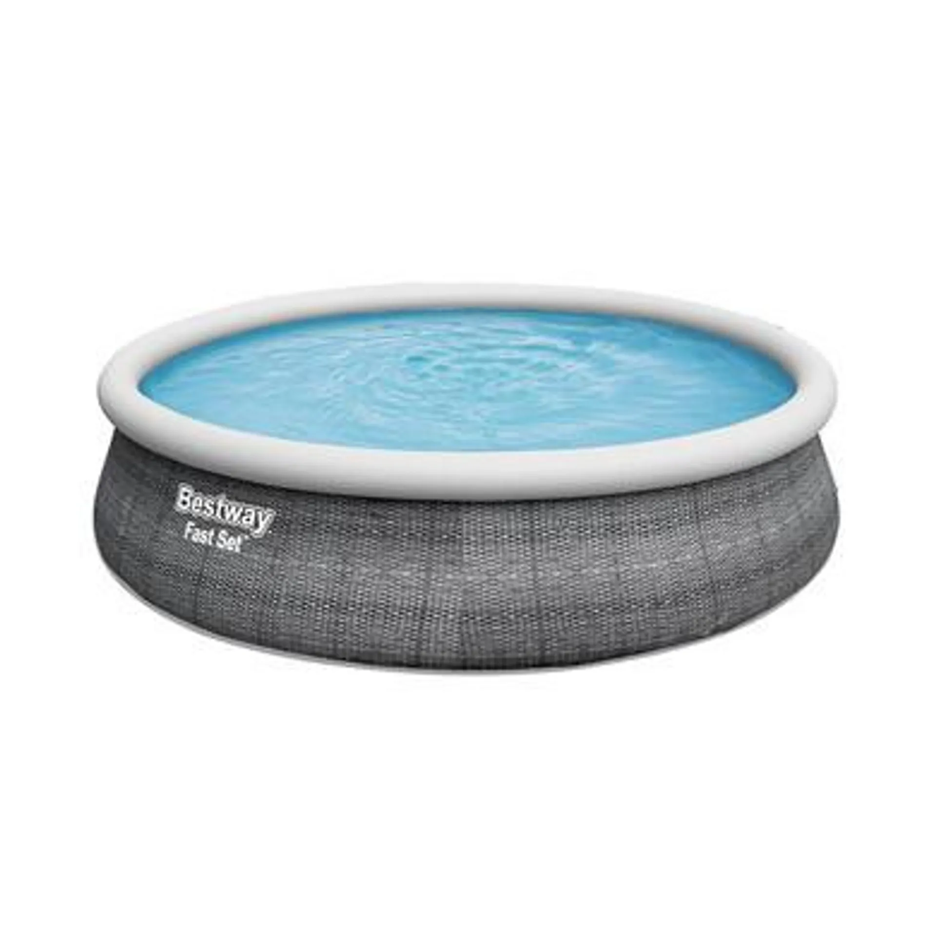 Piscine BESTWAY autoportée ronde Fast Set 457 x 107 cm avec filtration