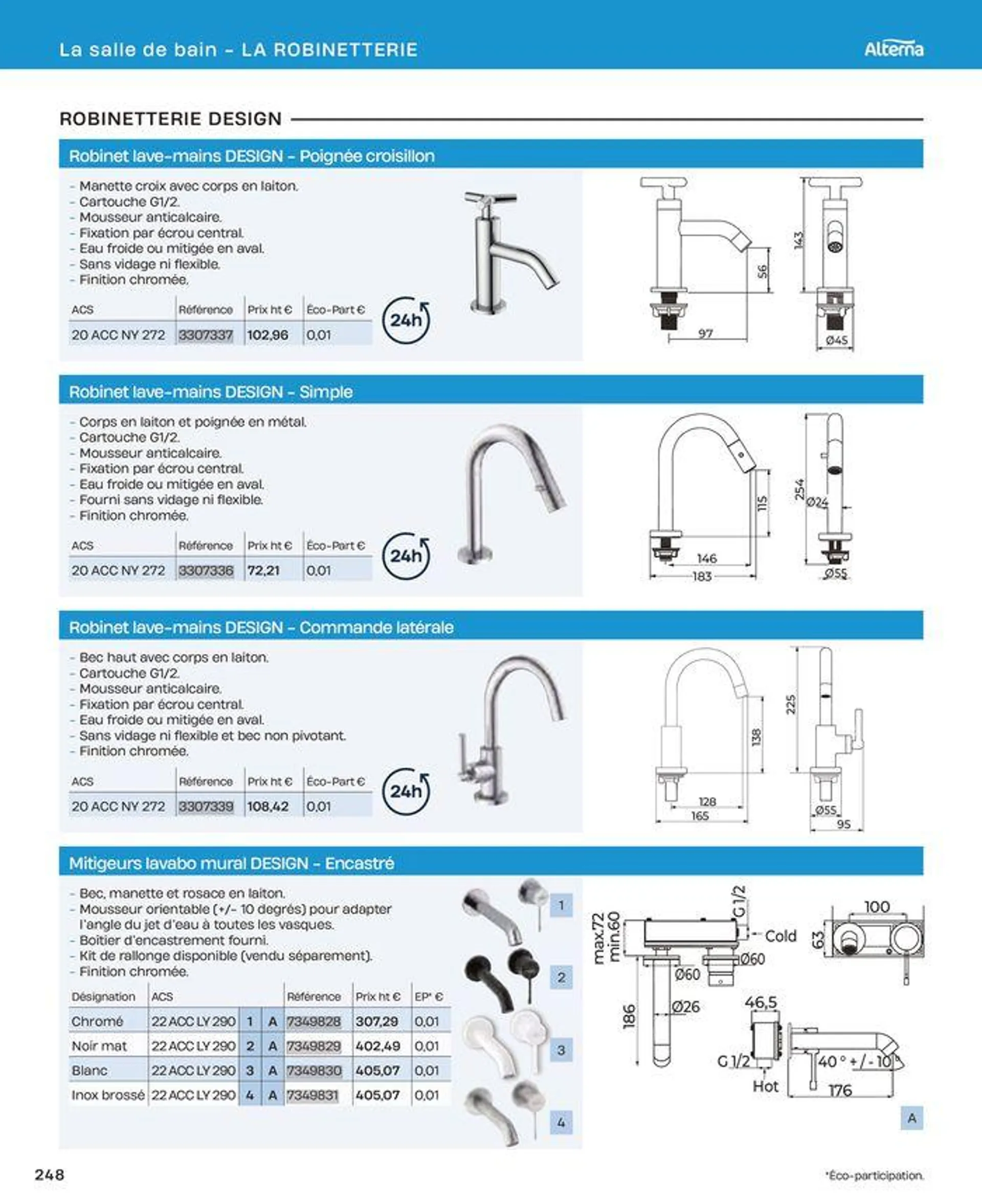 La salle de bain en toute sérénité du 2 juillet au 31 décembre 2024 - Catalogue page 248