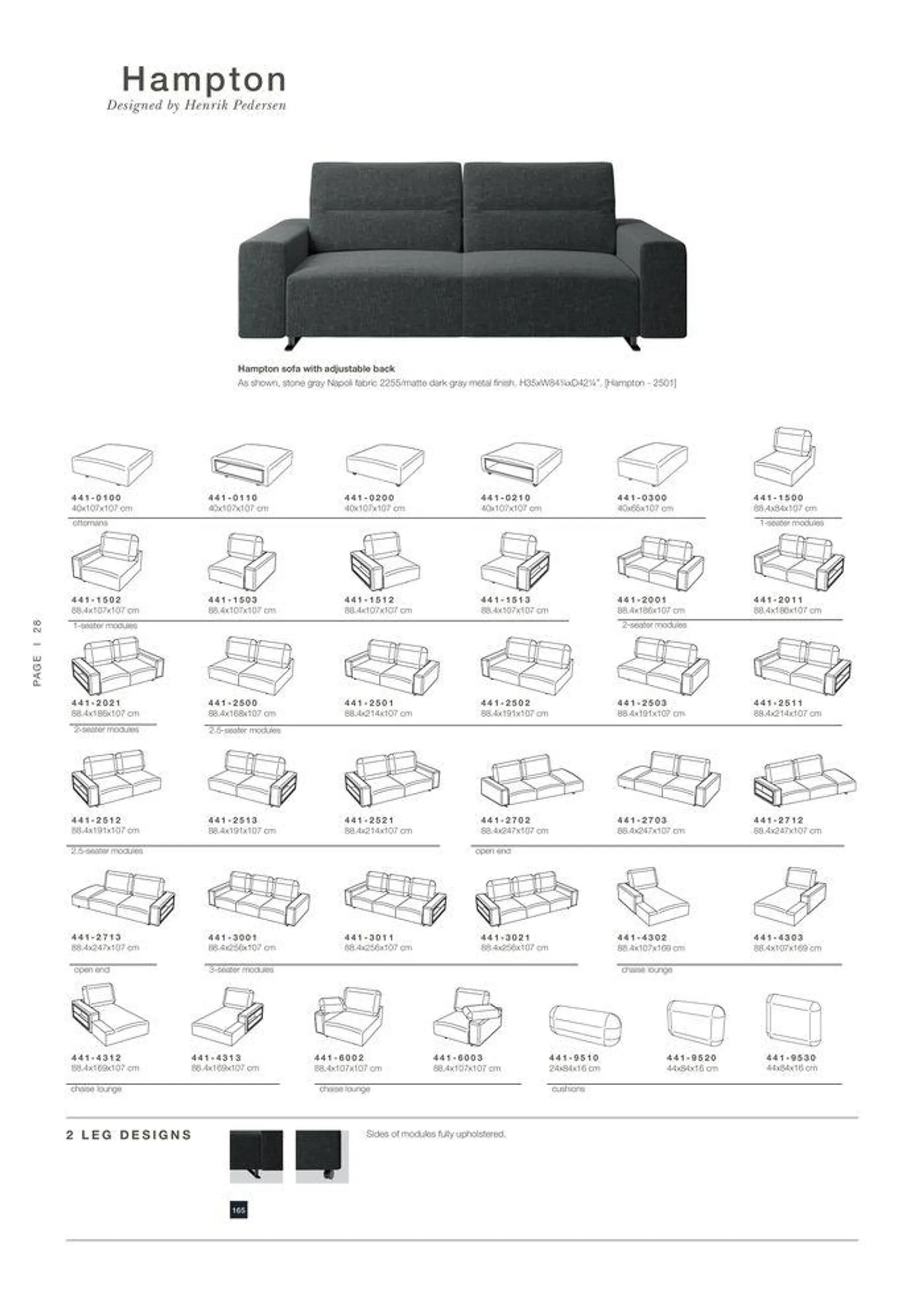 EXPLORE OUR E X TRAORDINARY FABRI C & LEATHER GU I D E EXTRAORDINARY PRODUCT OVERVIEW CONTRACT du 9 avril au 31 décembre 2024 - Catalogue page 28