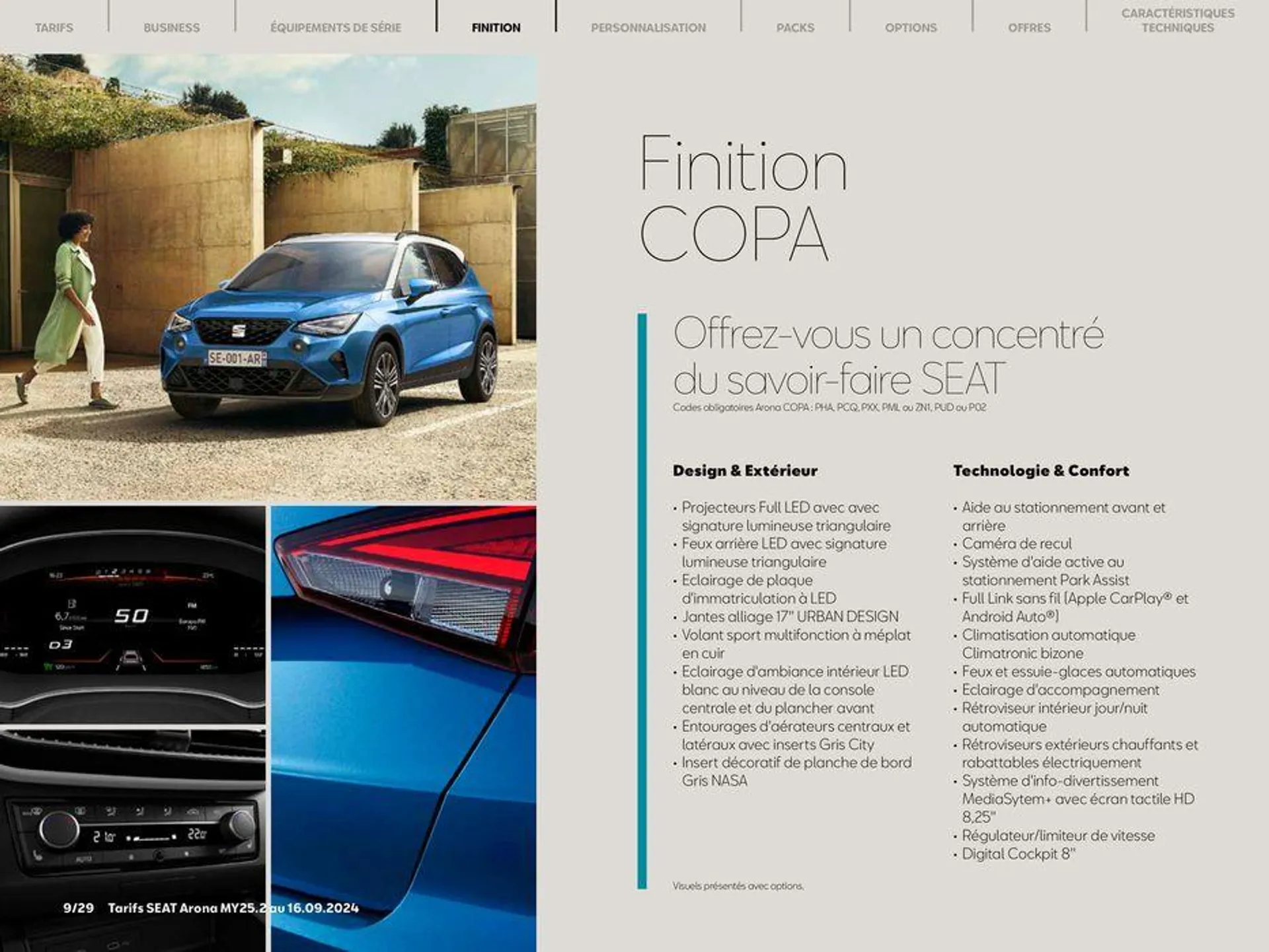 SEAT Arona du 24 septembre au 24 septembre 2025 - Catalogue page 9