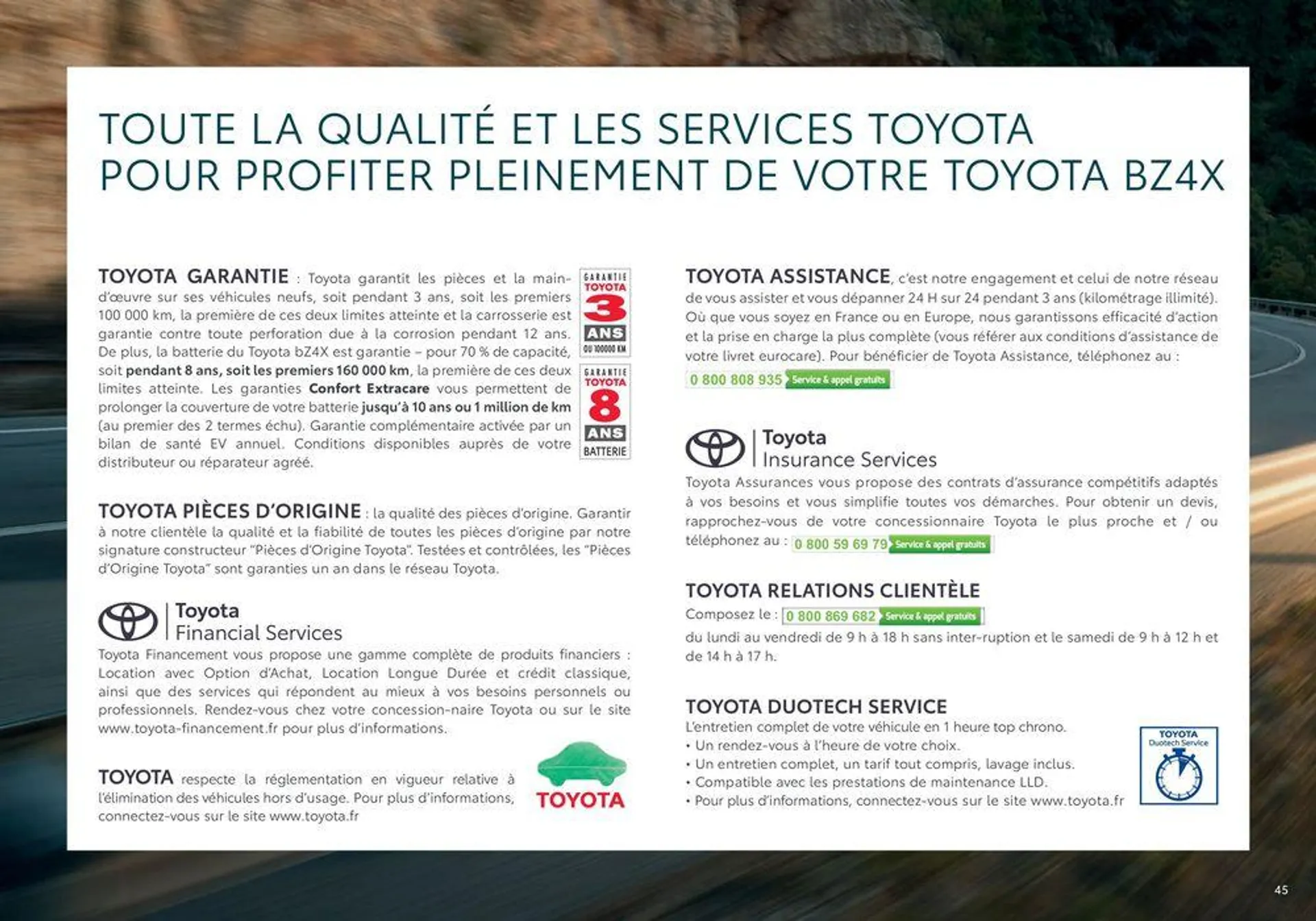 Toyota bZ4X  du 18 juin au 18 juin 2025 - Catalogue page 45