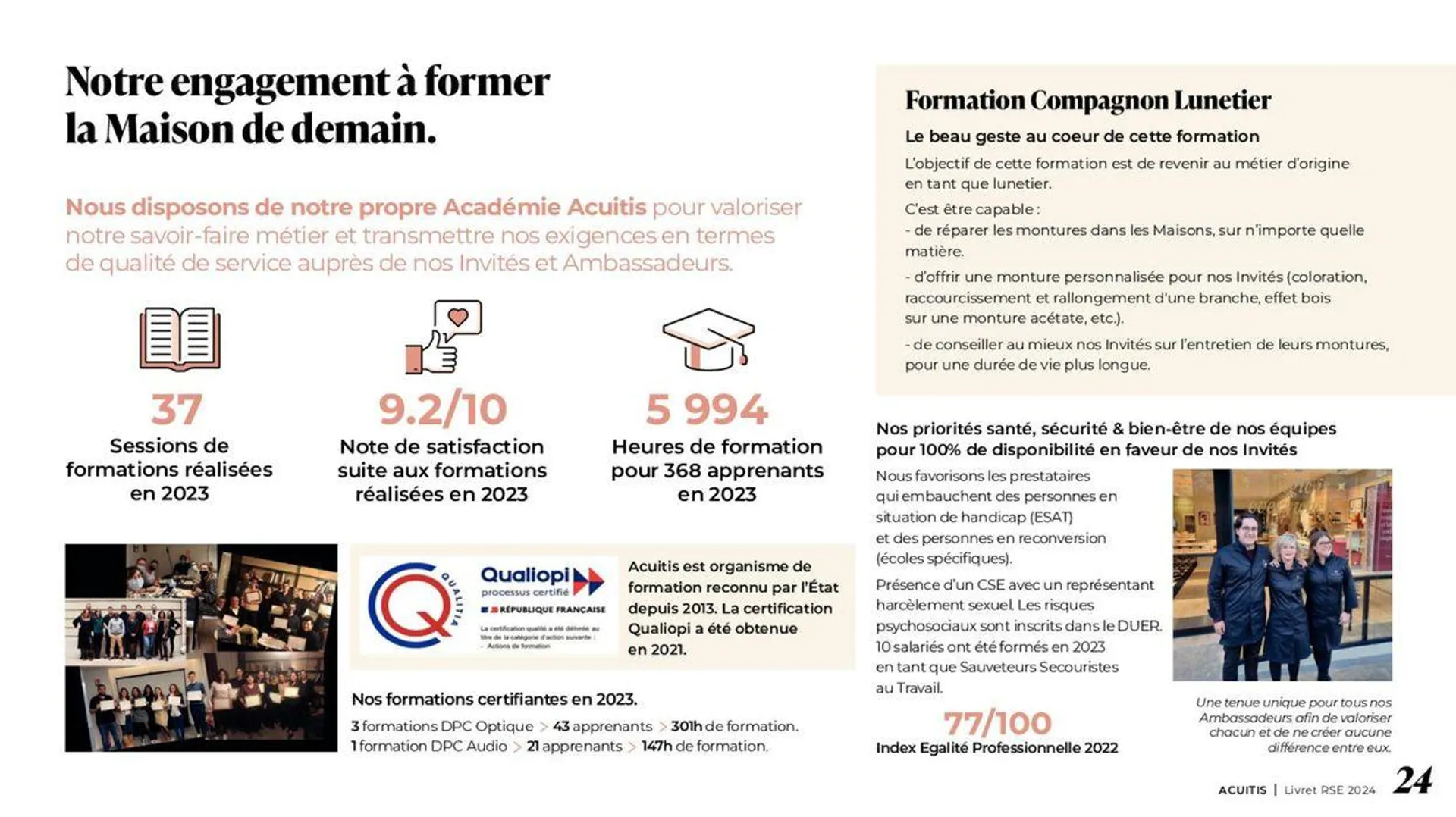 Livret RSE 2024 du 22 août au 31 décembre 2024 - Catalogue page 24