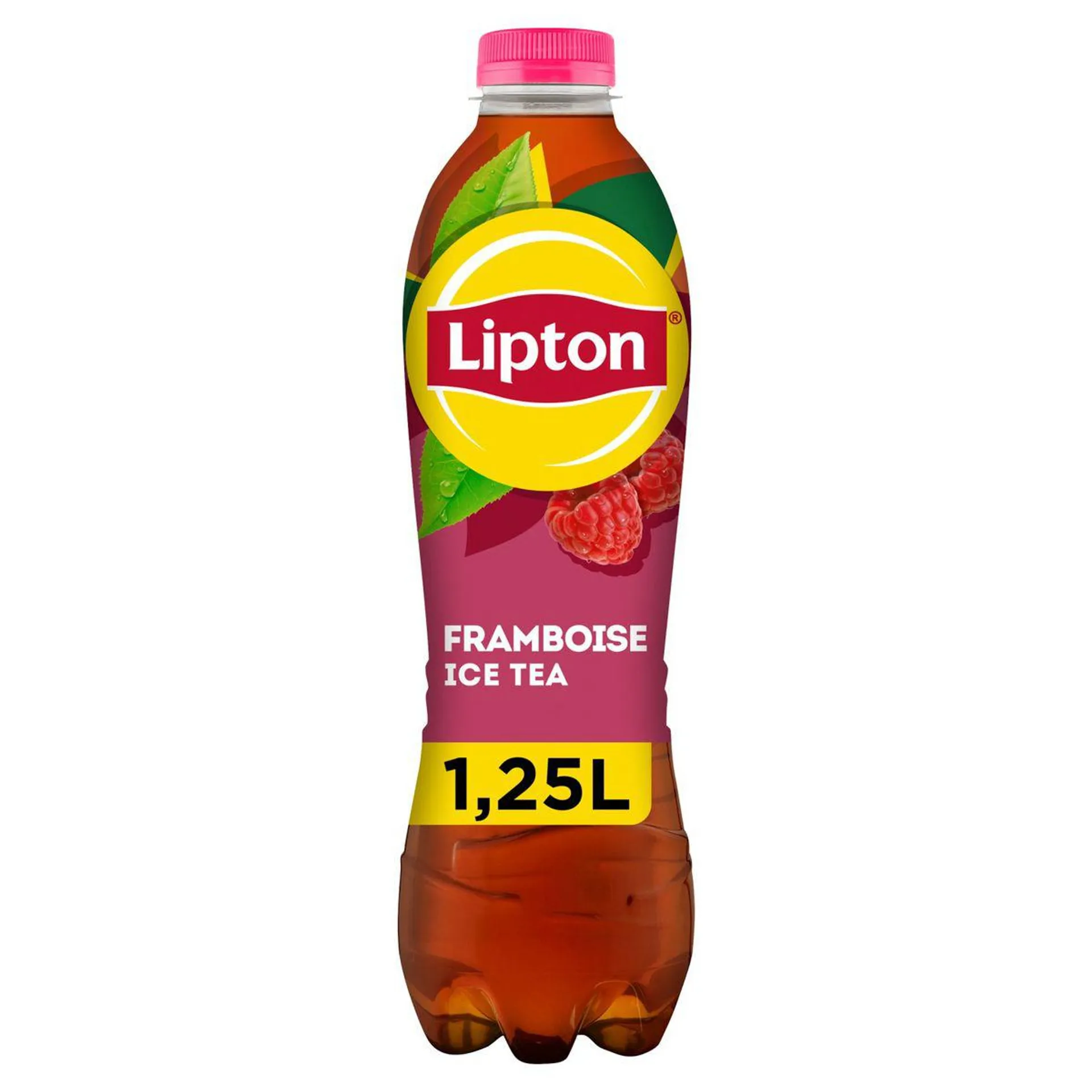 LIPTON Boisson Ice Tea à base de thé saveur framboise 1.25l