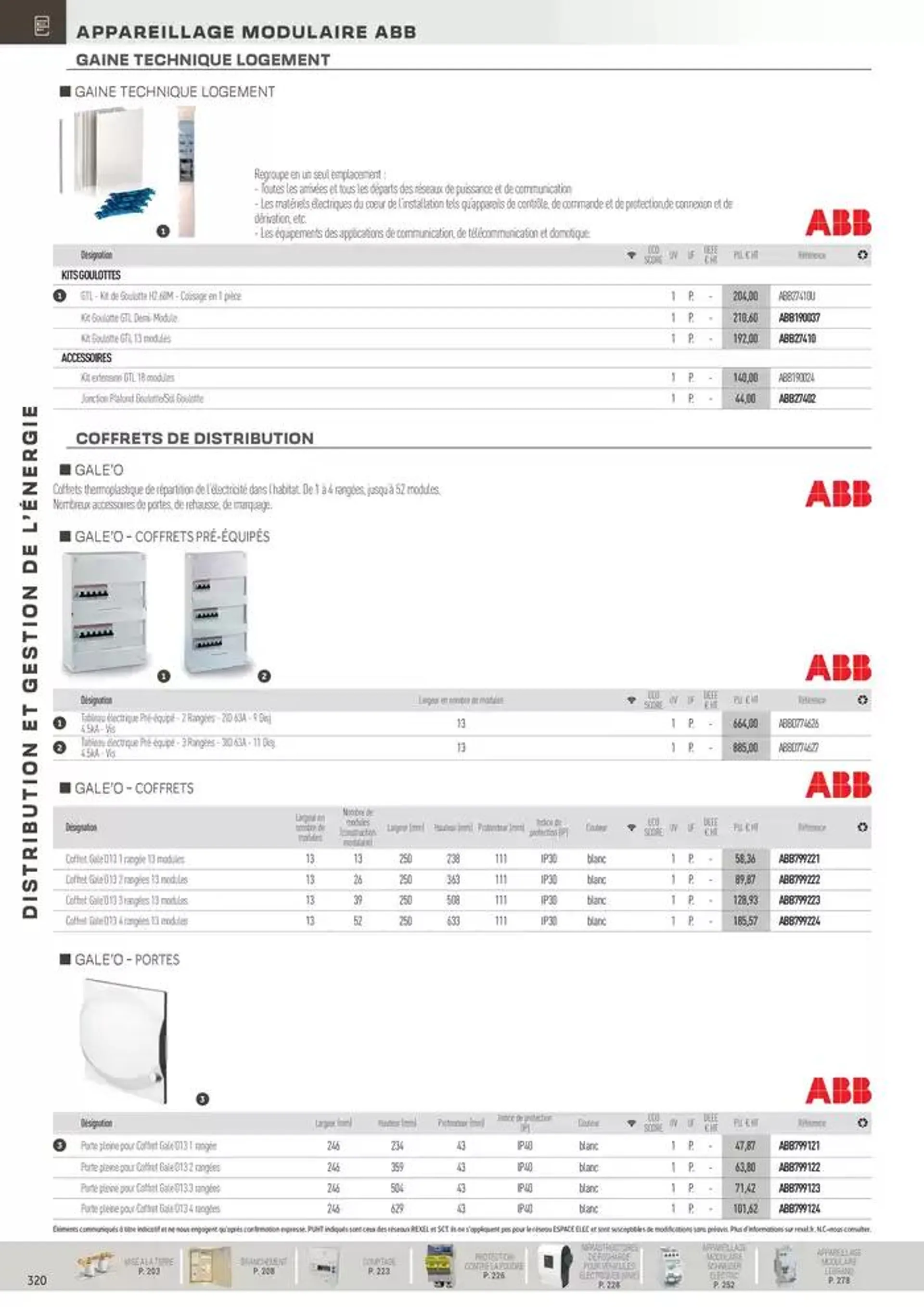 Distribution et Gestion de l'Energie du 31 octobre au 31 décembre 2024 - Catalogue page 120