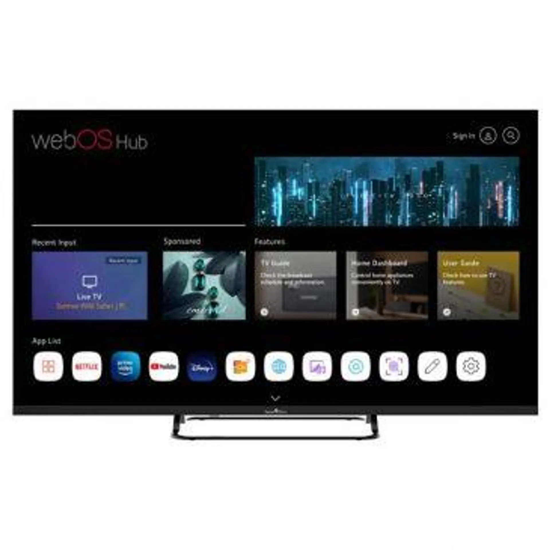 TV LED UHD 4K - 43QW02V - SMART TECH