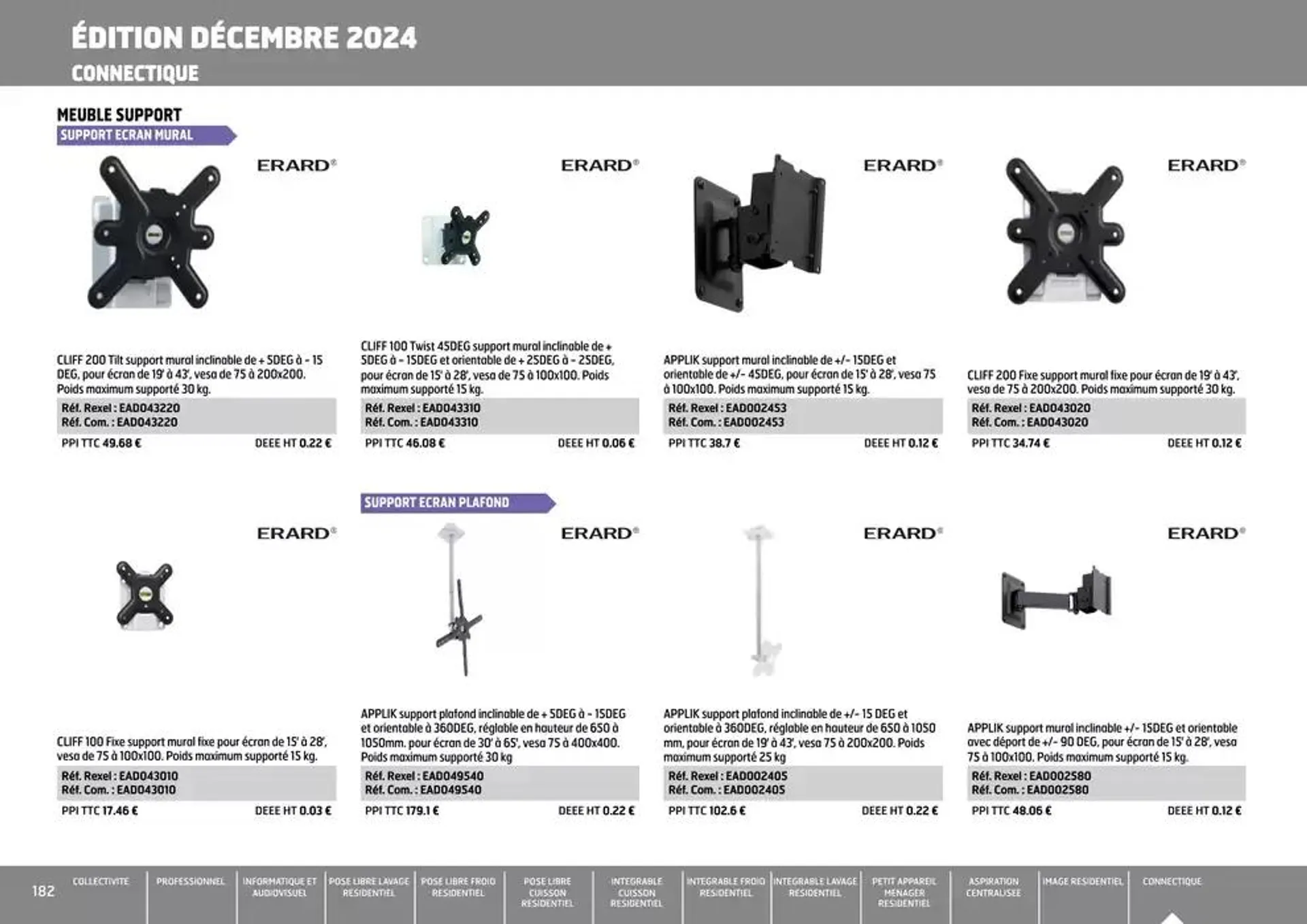 Equipement collectif & residentiel 2024 du 12 décembre au 31 décembre 2024 - Catalogue page 182