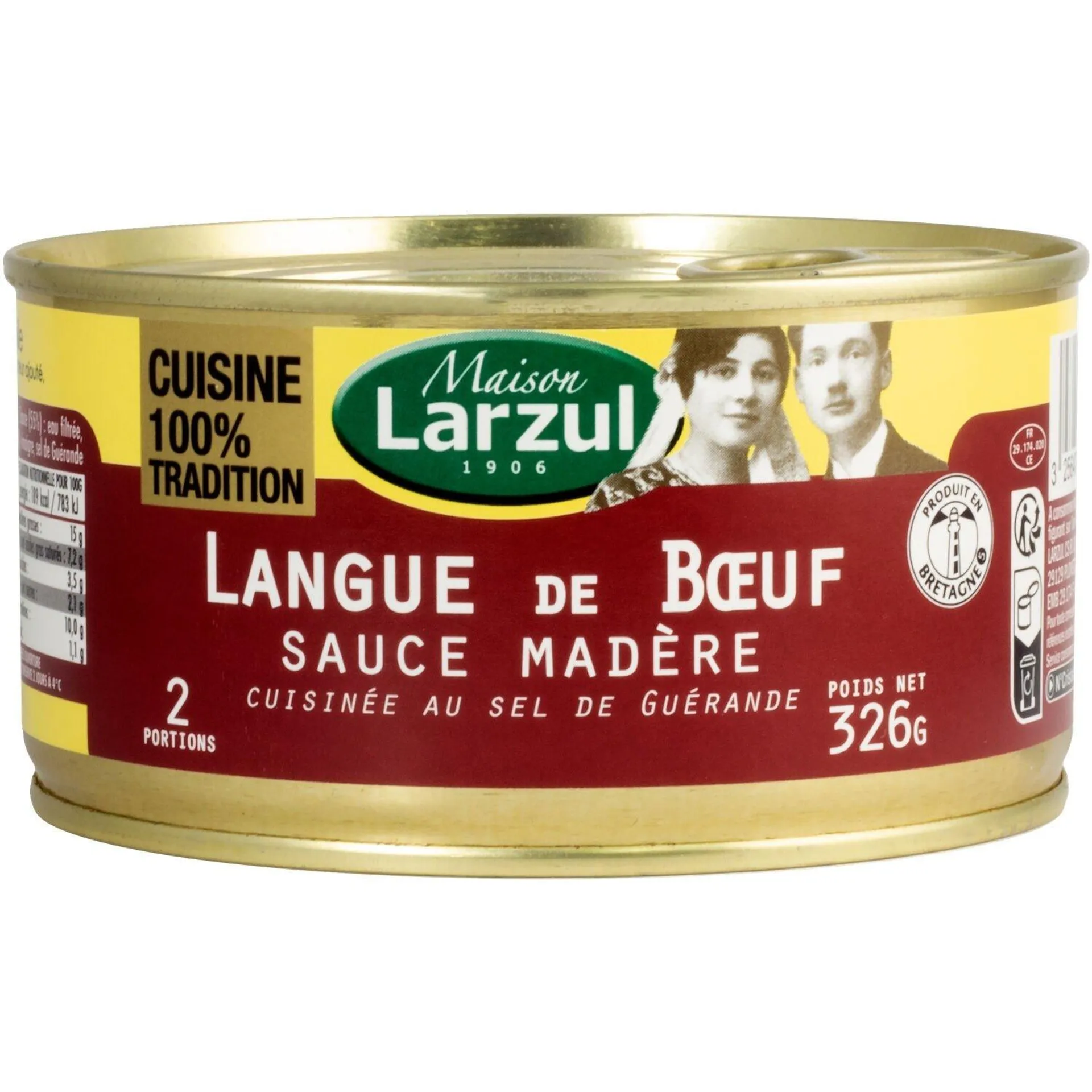 Langue de bœuf sauce madère LARZUL