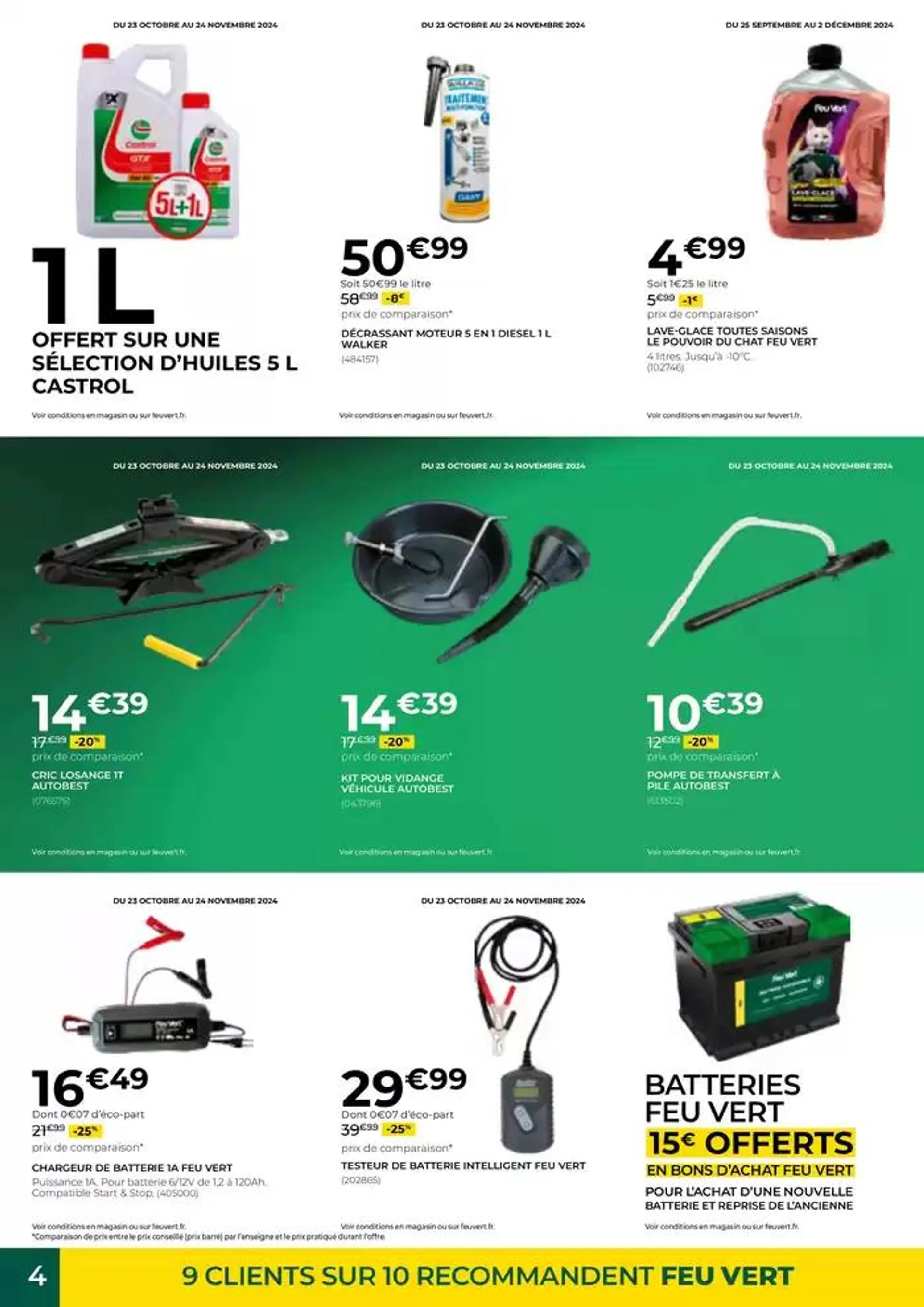 1 Pneu acheté = -30% SUR LE 2ÈME PNEU du 23 octobre au 24 novembre 2024 - Catalogue page 4