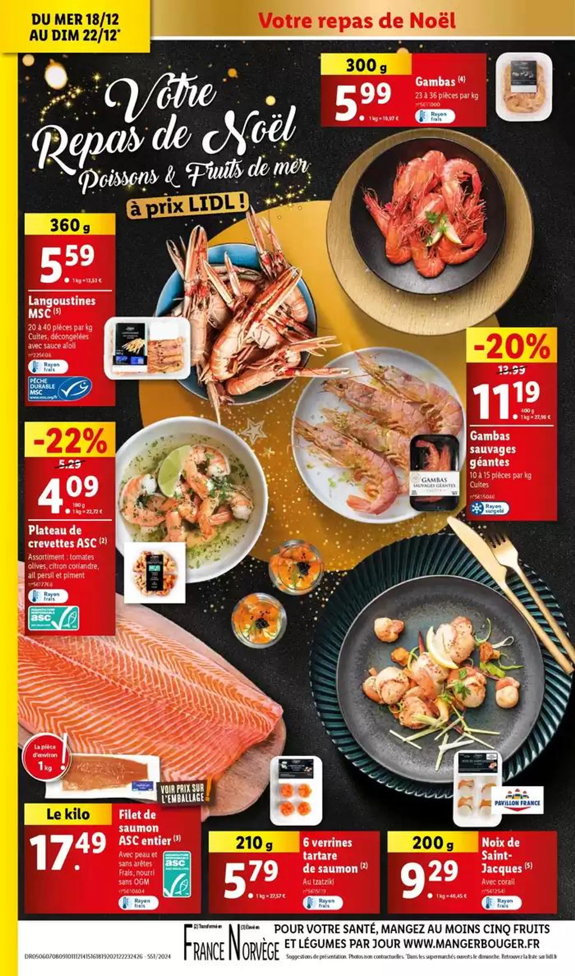 Retrouvez une large sélection de mets d'exception à petits prix chez Lidl! du 18 décembre au 24 décembre 2024 - Catalogue page 6