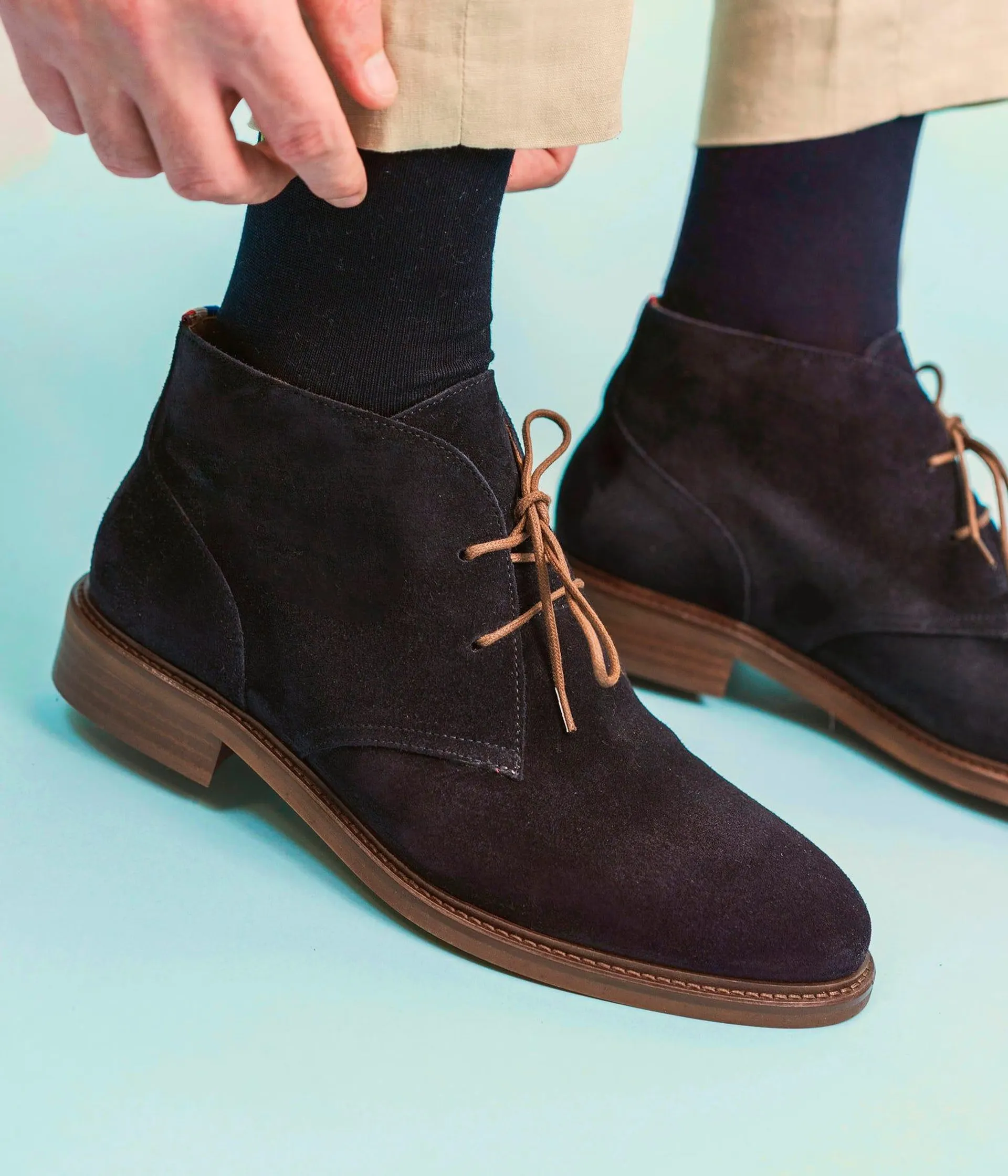 LOW-BOOTS ALBAN BLEU