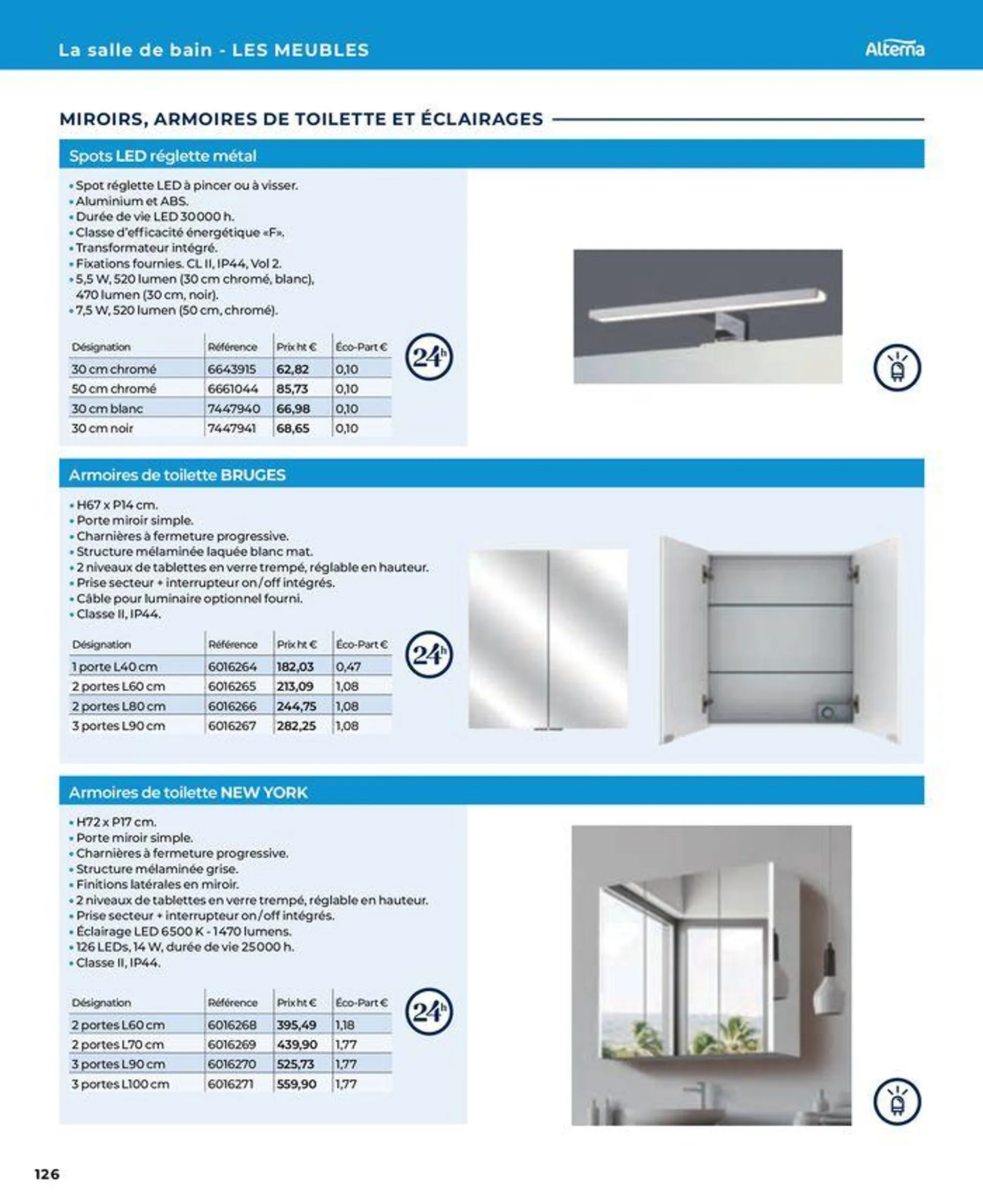 La salle de bain en toute sérénité du 17 janvier au 31 août 2024 - Catalogue page 126