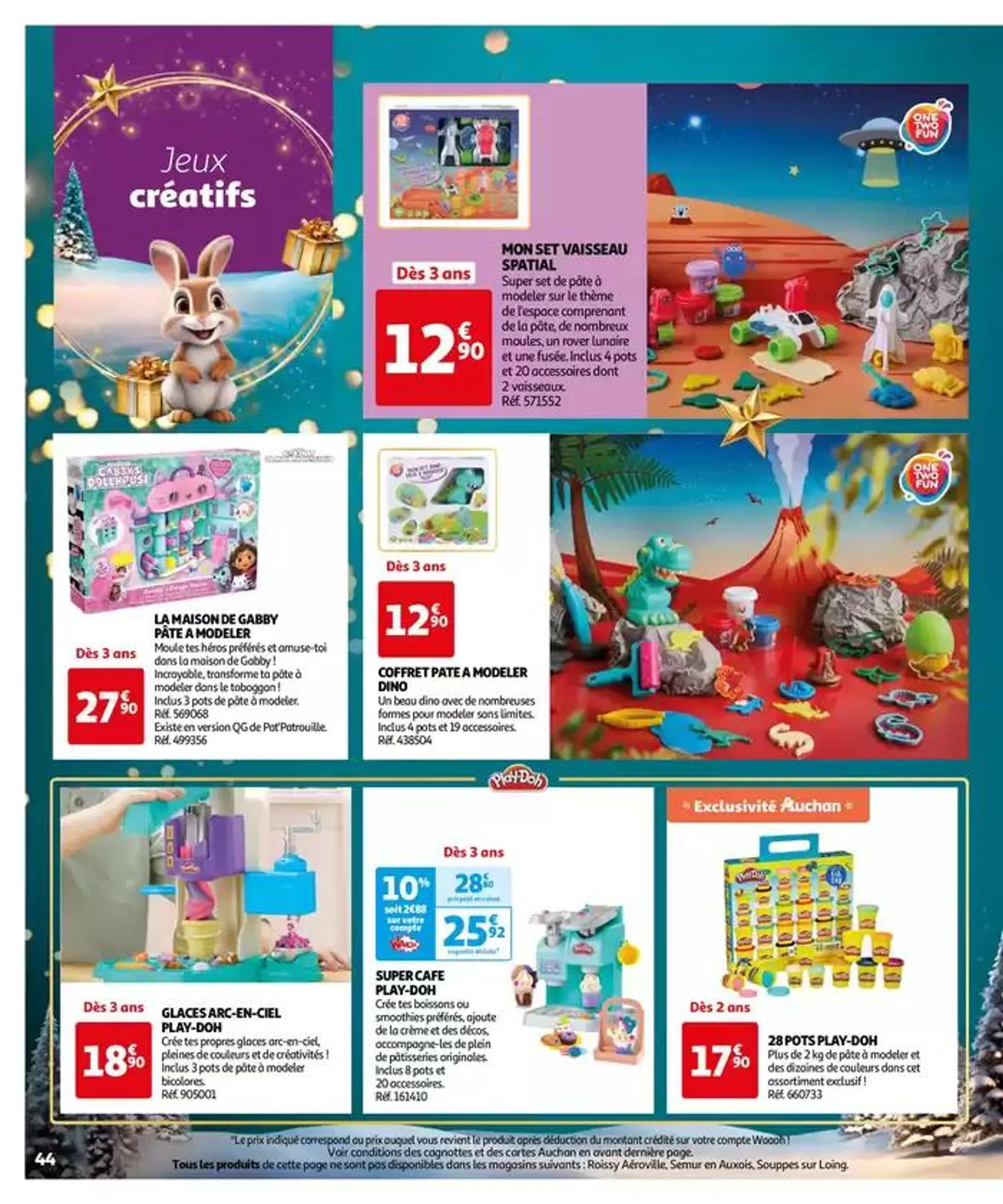 Réveillons Noël, un max de promos pour les fêtes du 11 octobre au 6 décembre 2024 - Catalogue page 44