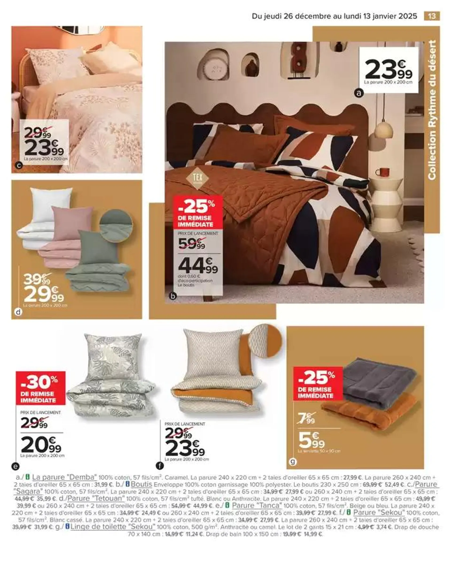 LE BLANC, DES COLLECTIONS INSPIRANTES du 26 décembre au 13 janvier 2025 - Catalogue page 15