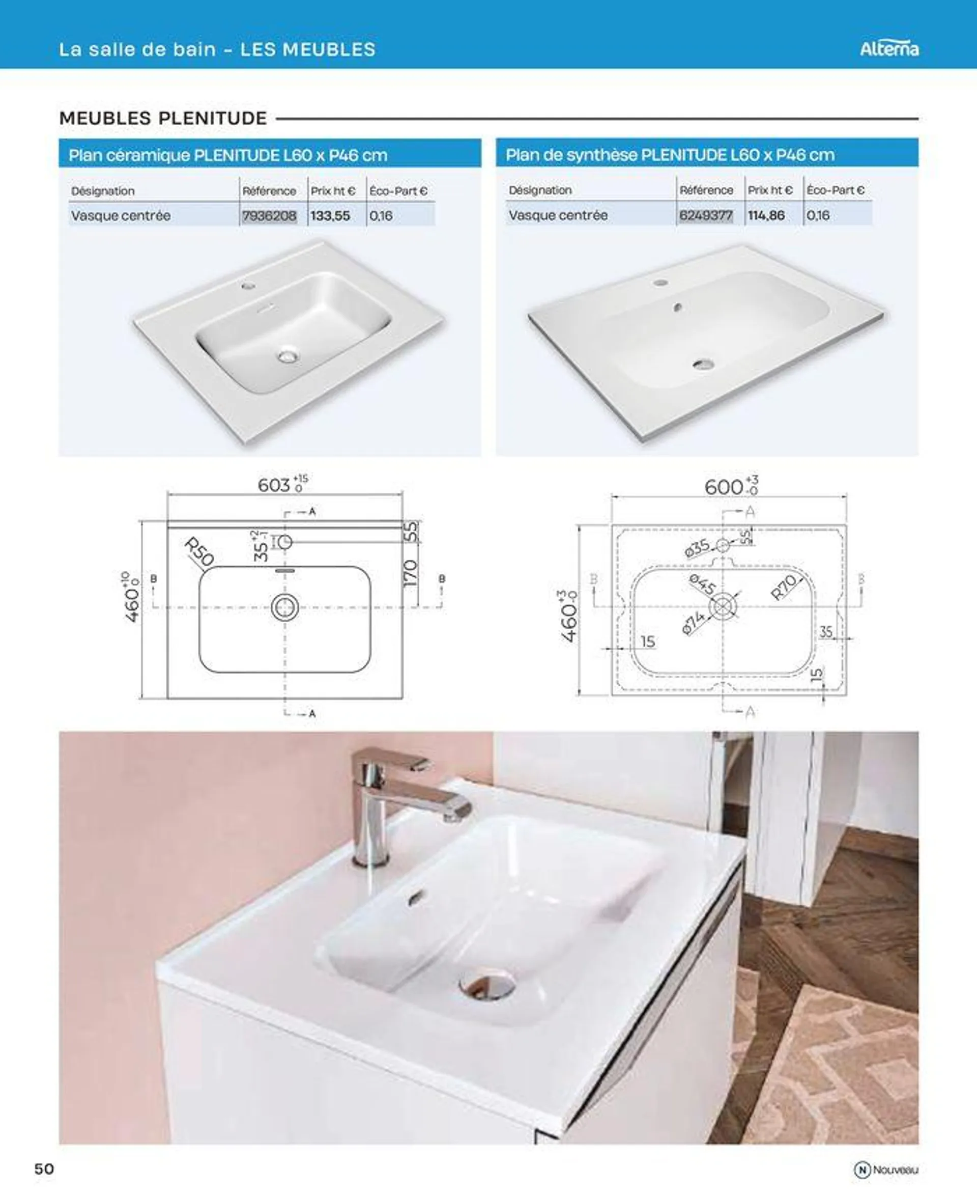 La salle de bain en toute sérénité du 2 juillet au 31 décembre 2024 - Catalogue page 50