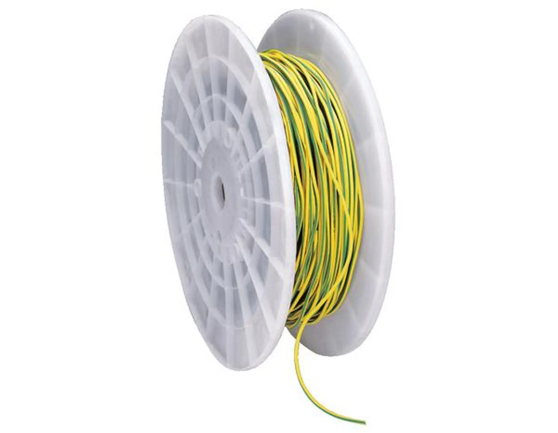 Fil électrique H07VR 16 mm² vert/jaune - Vendu au mètre - Nexans