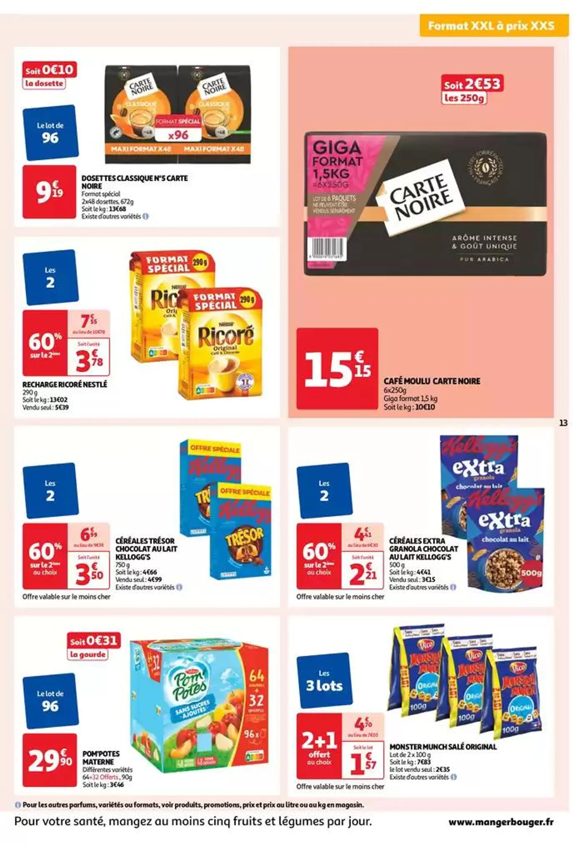 Top depart : 25 jours Auchan  du 29 octobre au 4 novembre 2024 - Catalogue page 13