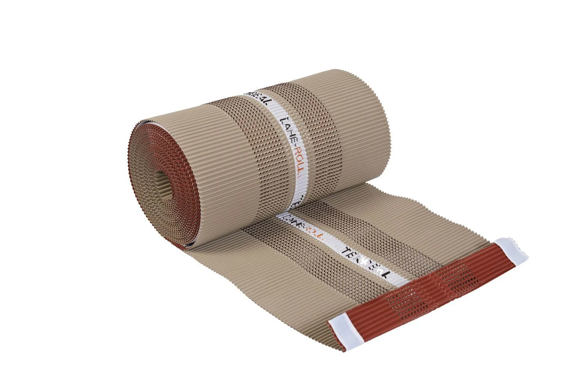 Closoir souple ventilé aluminium LAHE ROLL - Beige - 37cm x 10m x Lahera