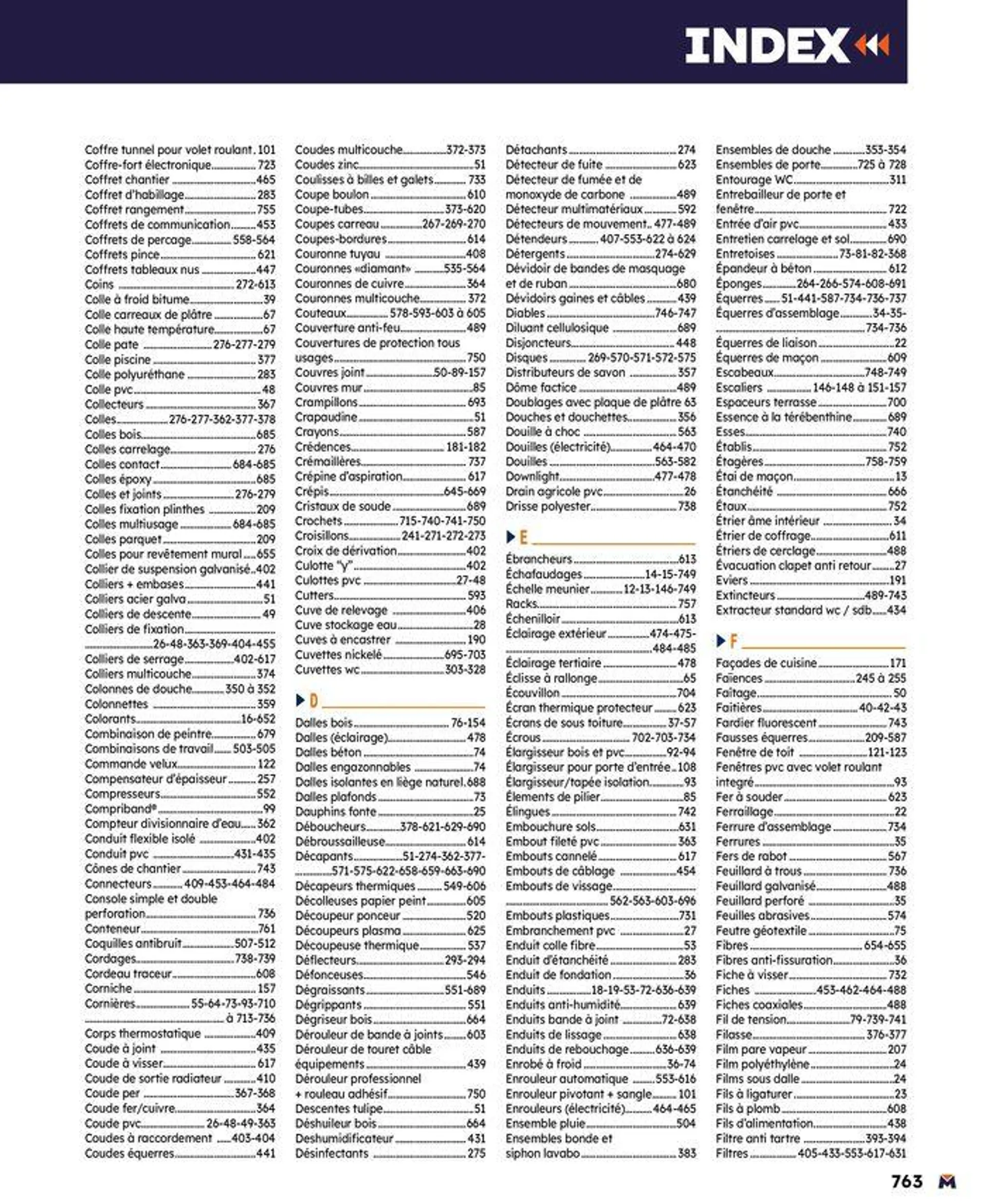 Guide produits 2024 du 15 mars au 31 décembre 2024 - Catalogue page 763