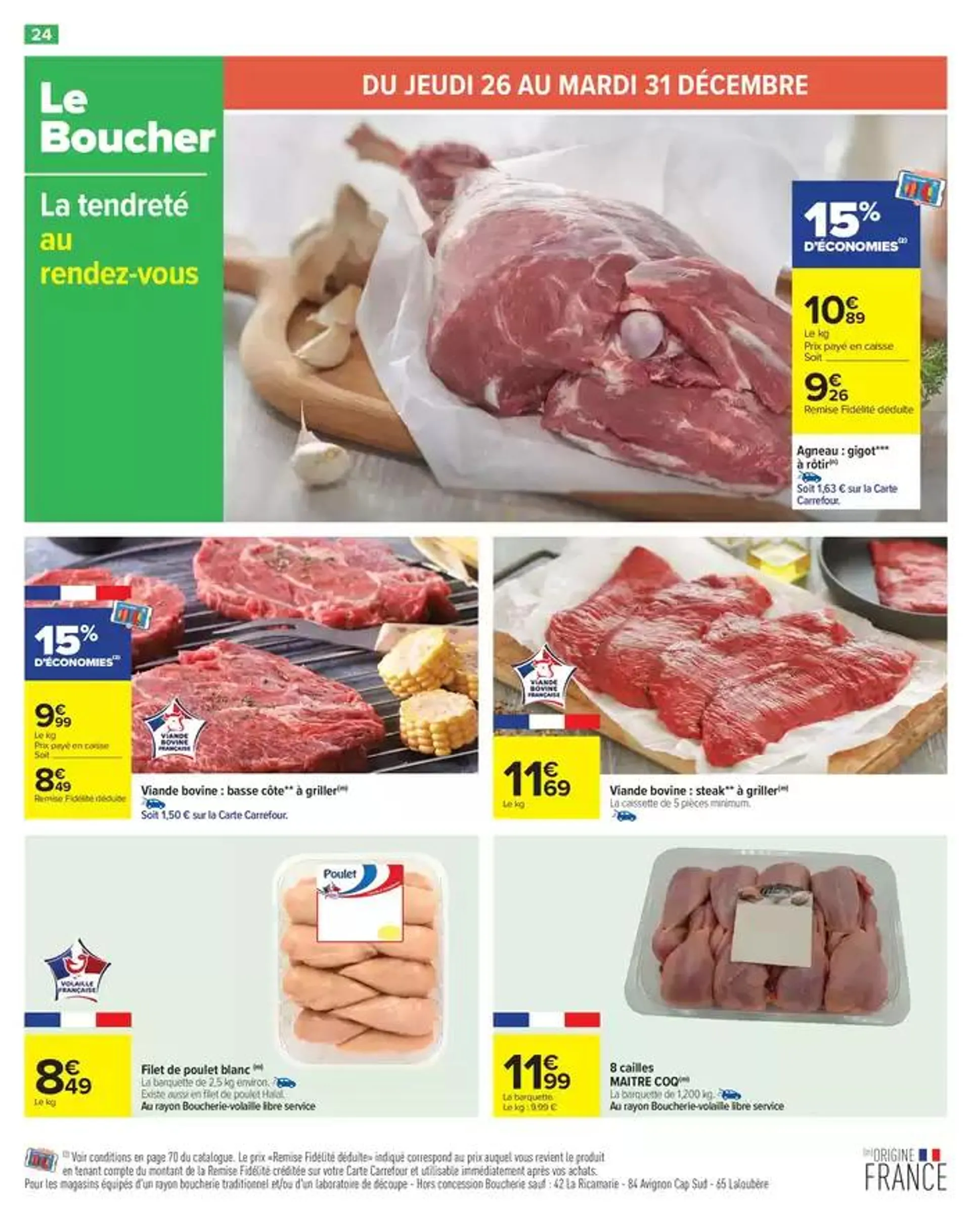 - 50% SUR LE 2ÈME PRODUIT du 26 décembre au 6 janvier 2025 - Catalogue page 30