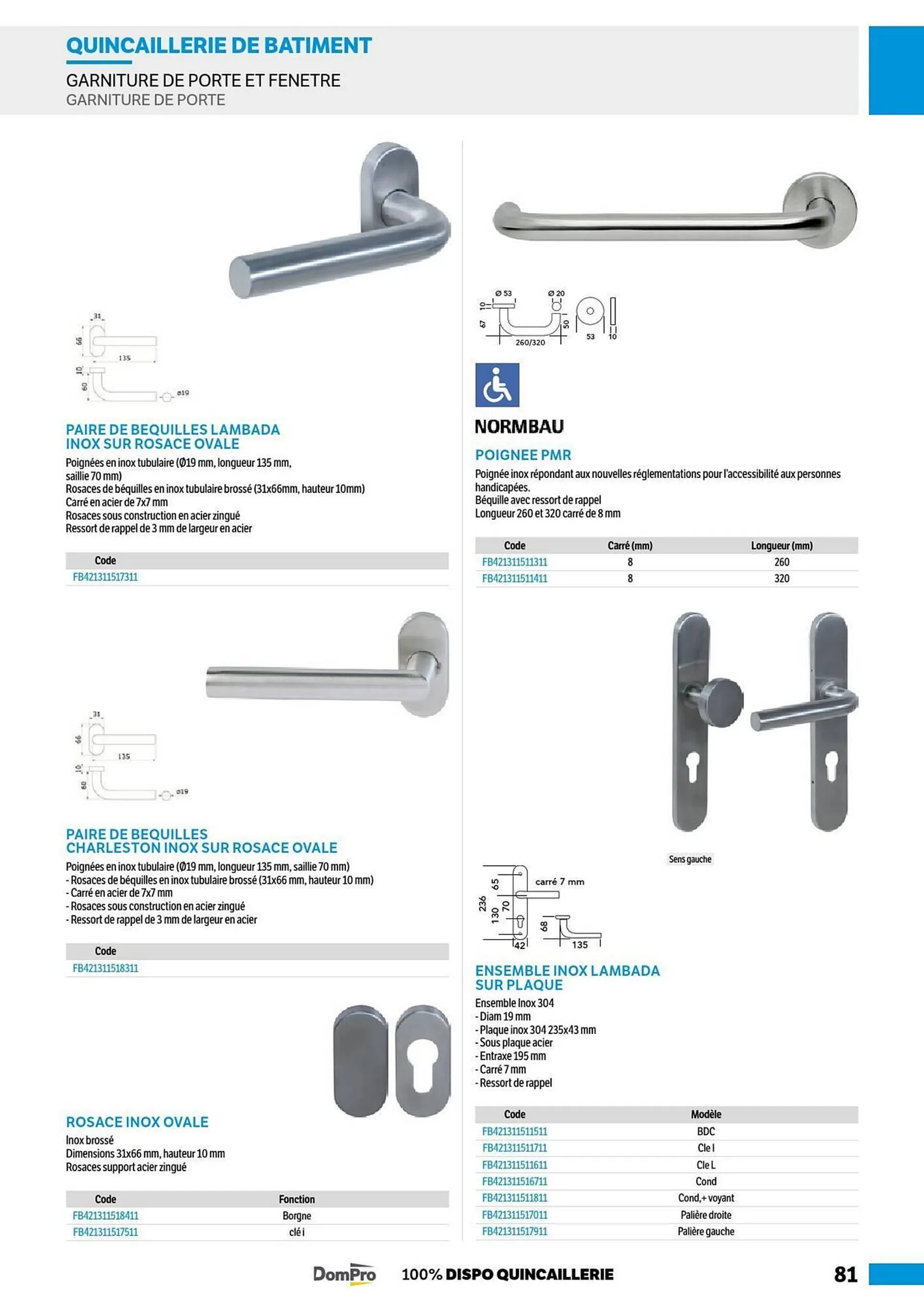 Catalogue DomPro du 8 juillet au 4 janvier 2025 - Catalogue page 81