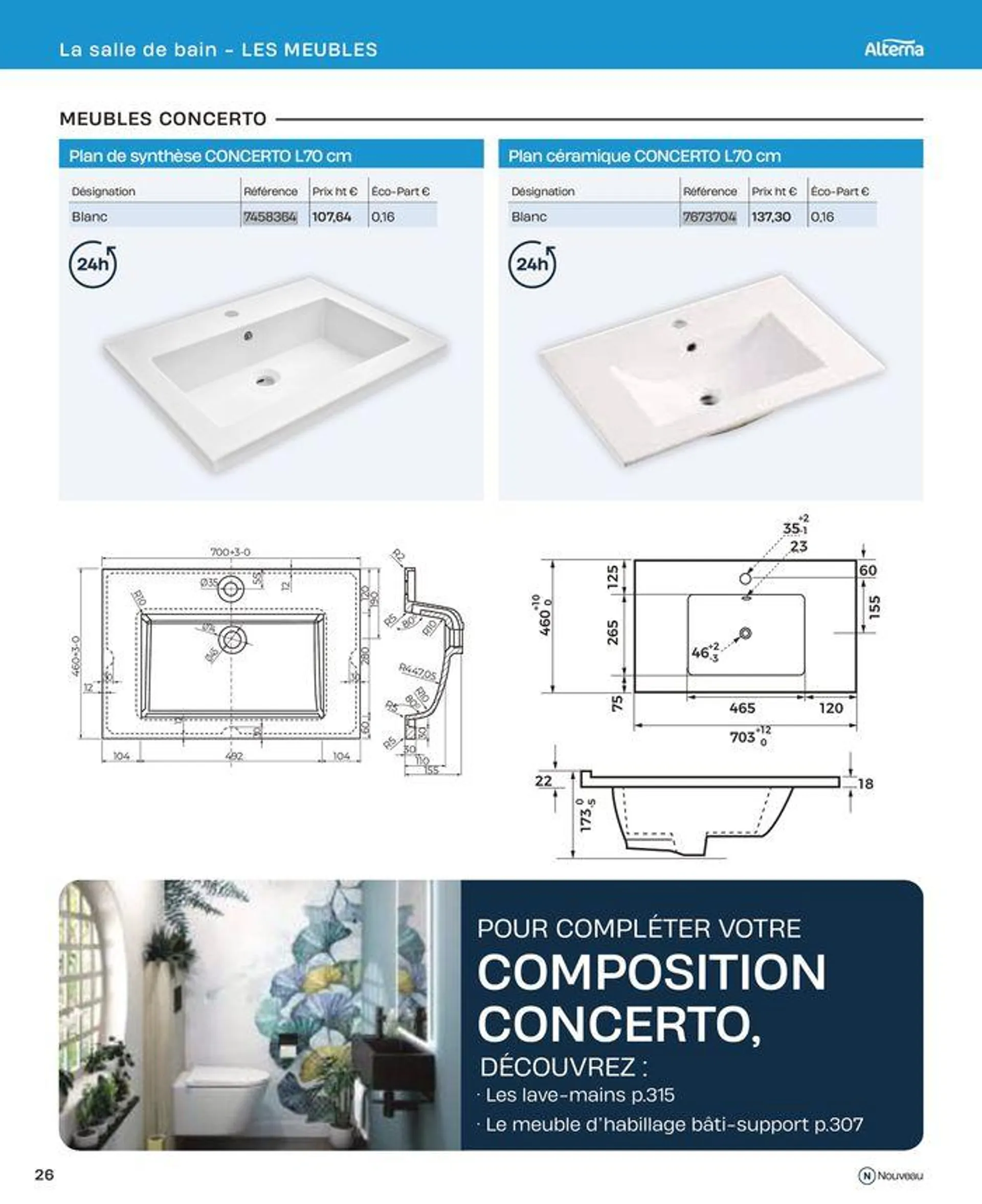 La salle de bain en toute sérénité du 2 juillet au 31 décembre 2024 - Catalogue page 26