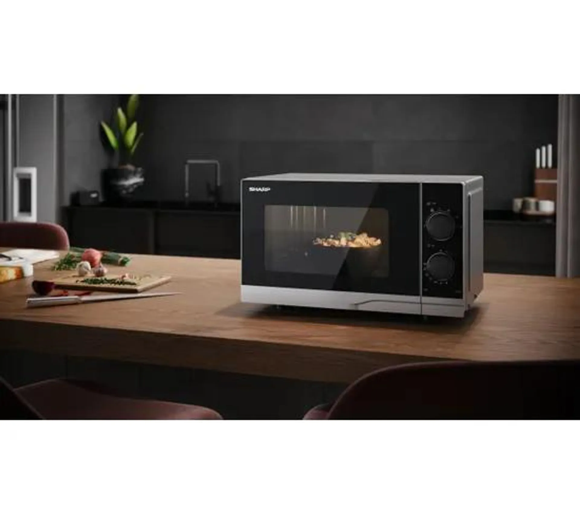 SHARP Four micro-ondes YC-PS201AE-S 20L 700W Noir