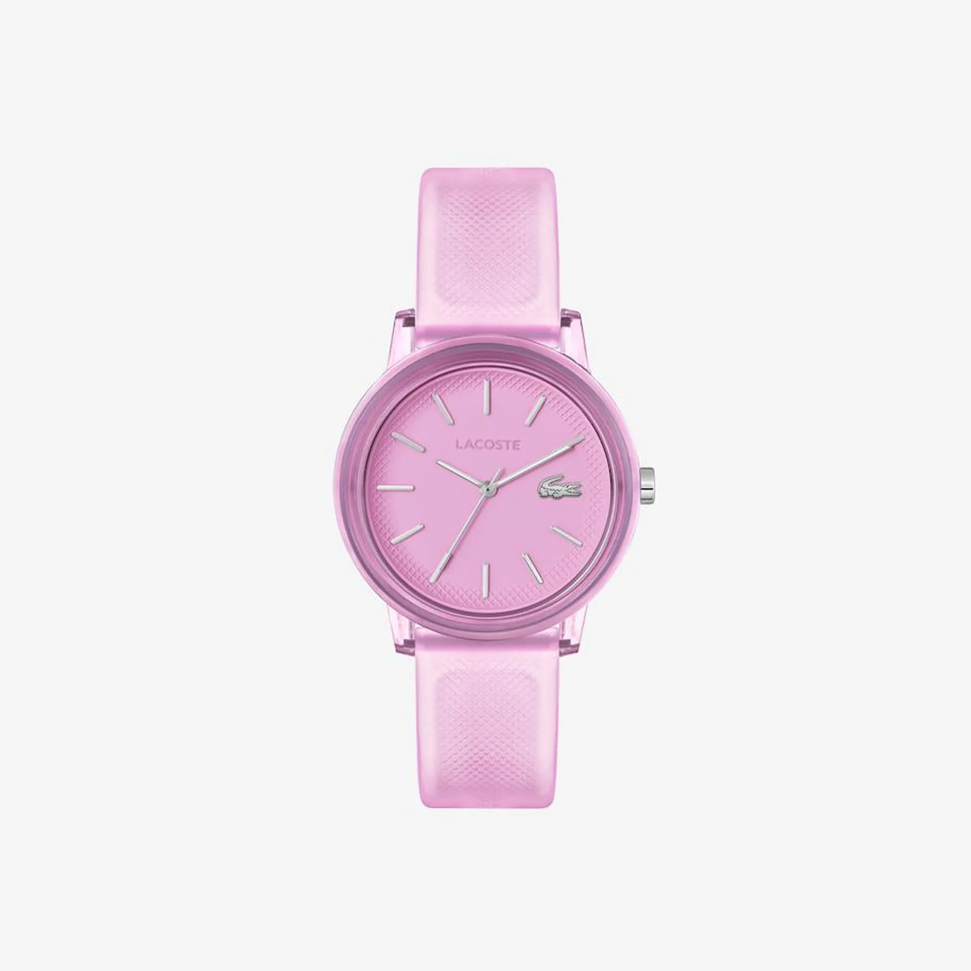 Lacoste.12.12 Three Hand Silicone Watch