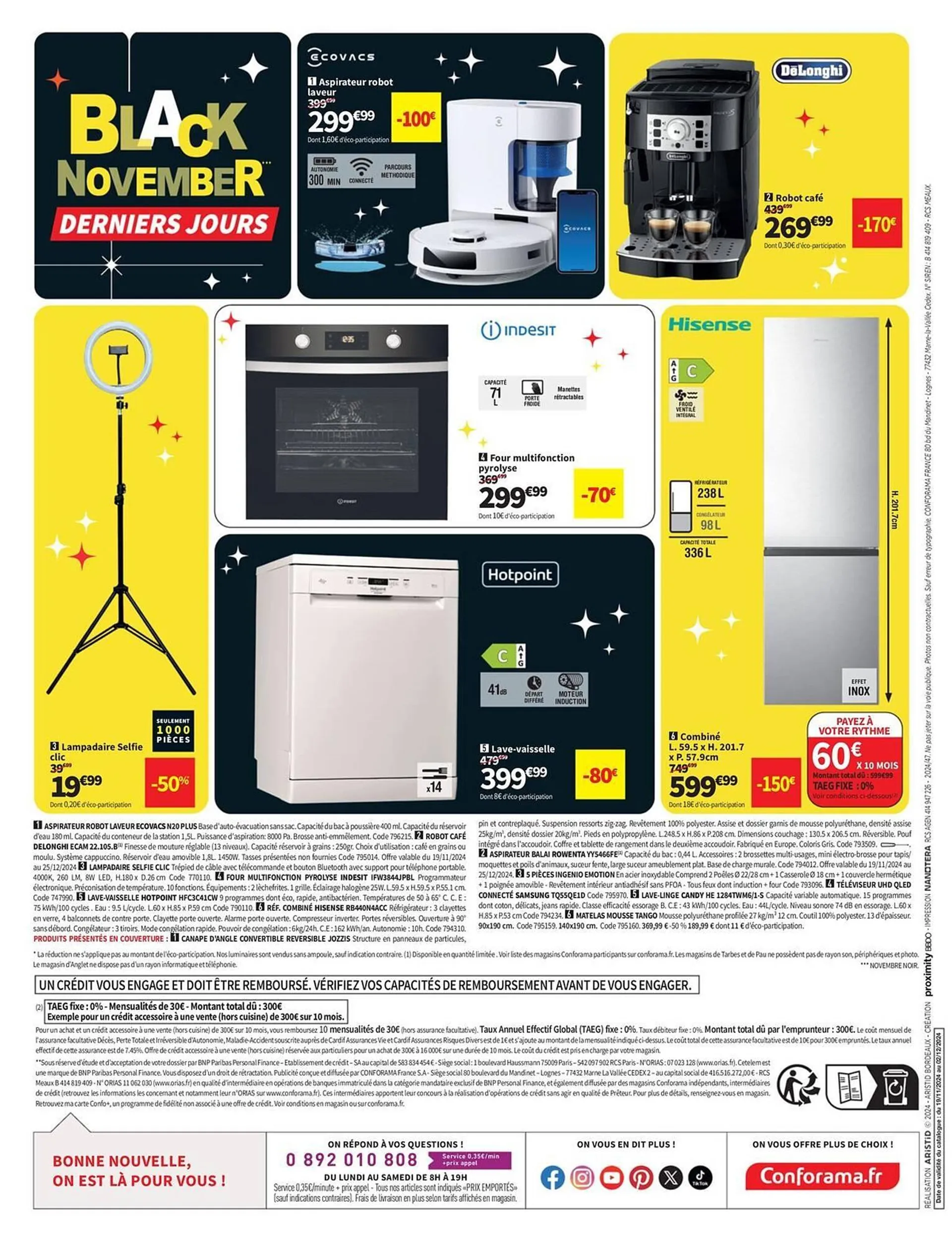 Catalogue Conforama du 19 novembre au 2 décembre 2024 - Catalogue page 16