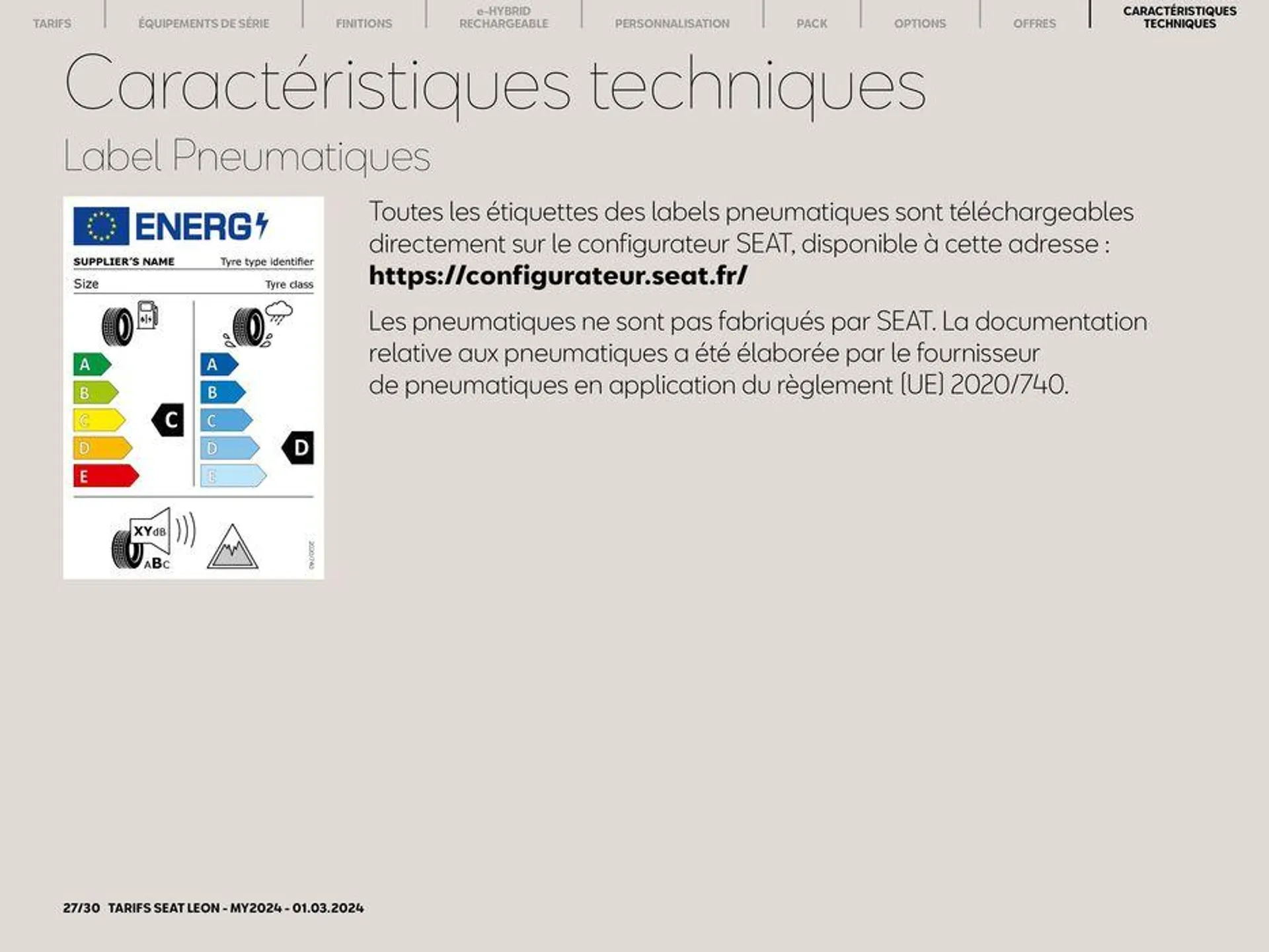 SEAT Leon 5 portes: du 5 mars au 5 mars 2025 - Catalogue page 27