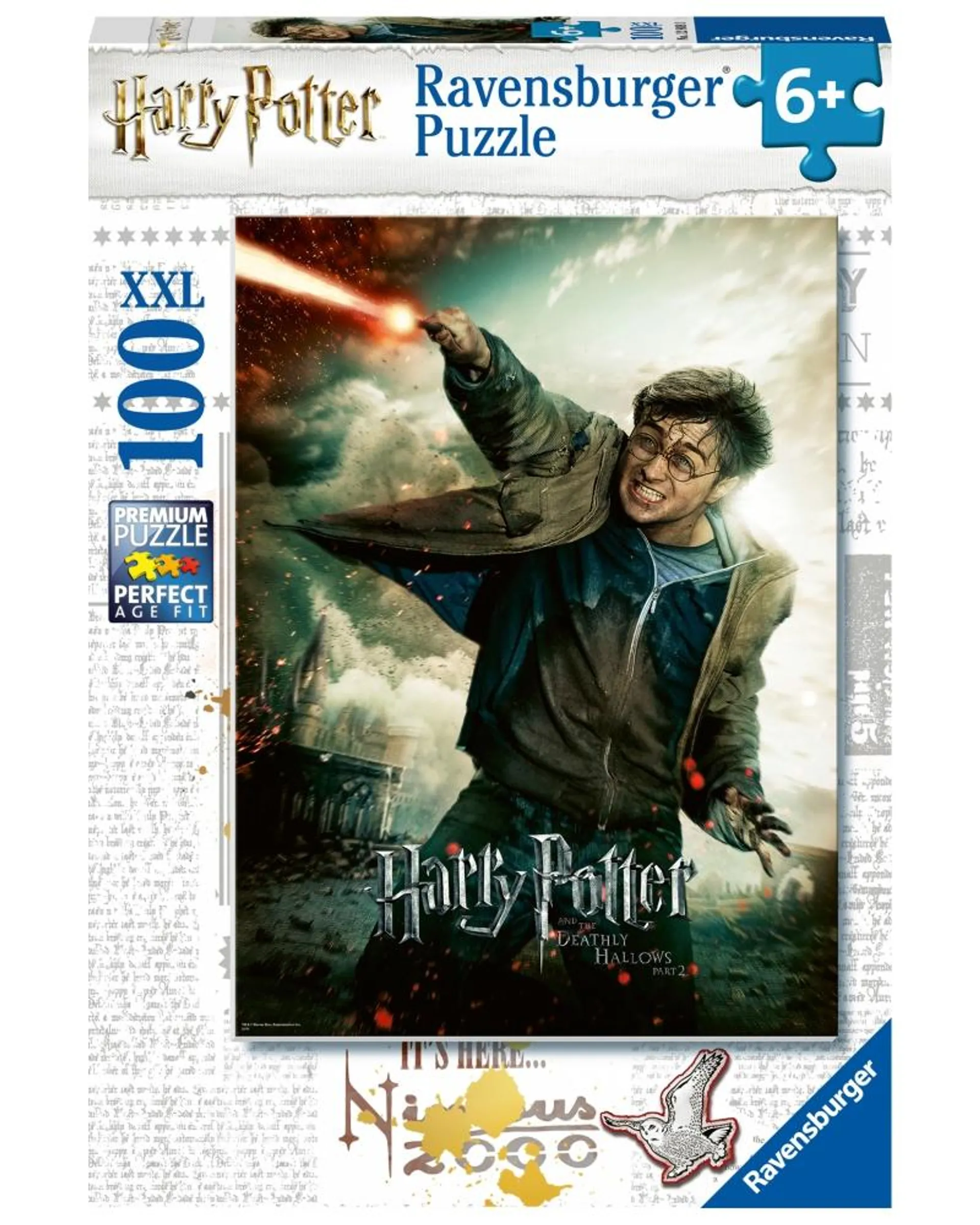 PUZZLE 100 PIECES XXL - LE MONDE FANTASTIQUE D'HARRY POTTER