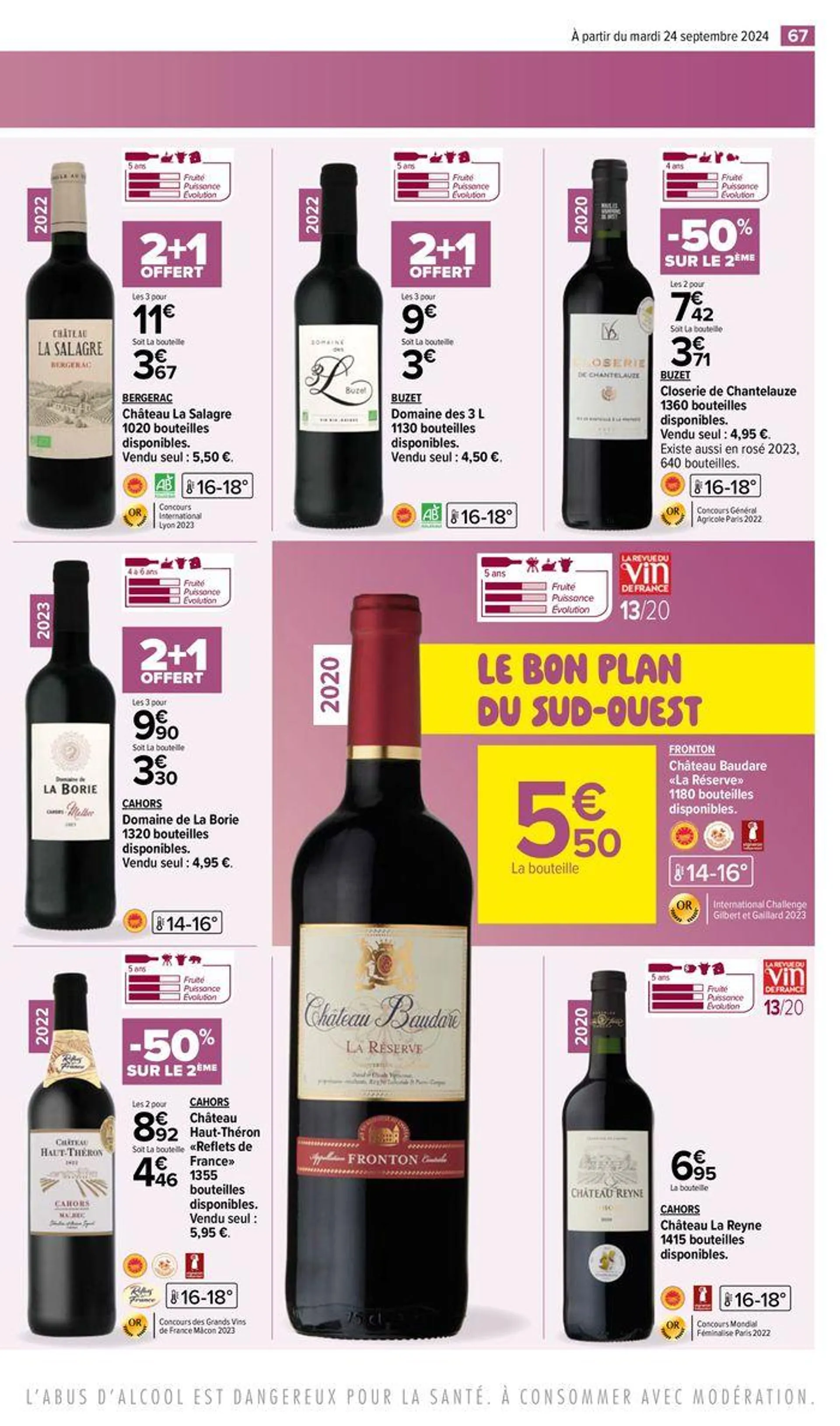 FOIRE AUX VINS D'AUTOMNE du 24 septembre au 7 octobre 2024 - Catalogue page 69