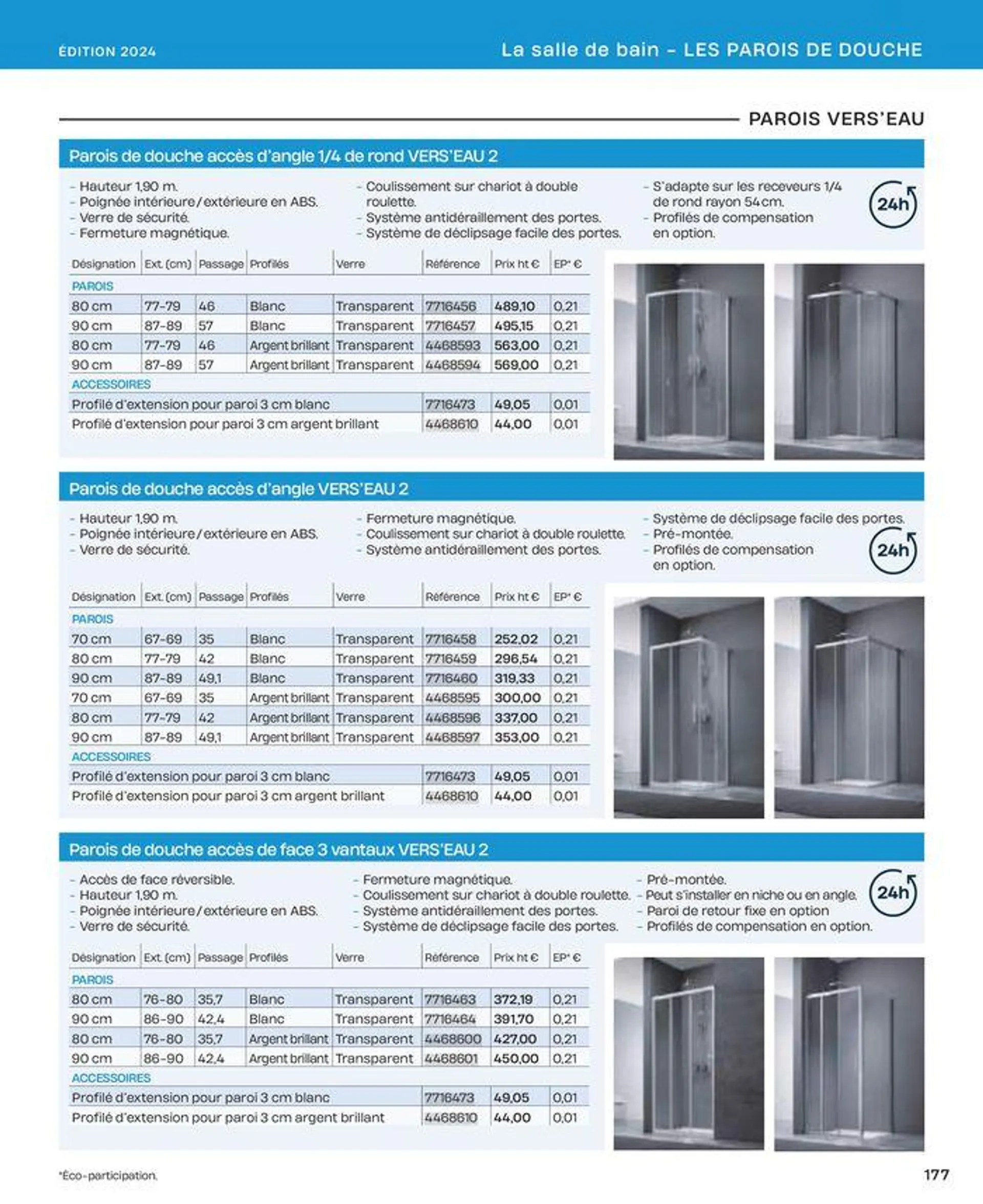 La salle de bain en toute sérénité du 2 juillet au 31 décembre 2024 - Catalogue page 177