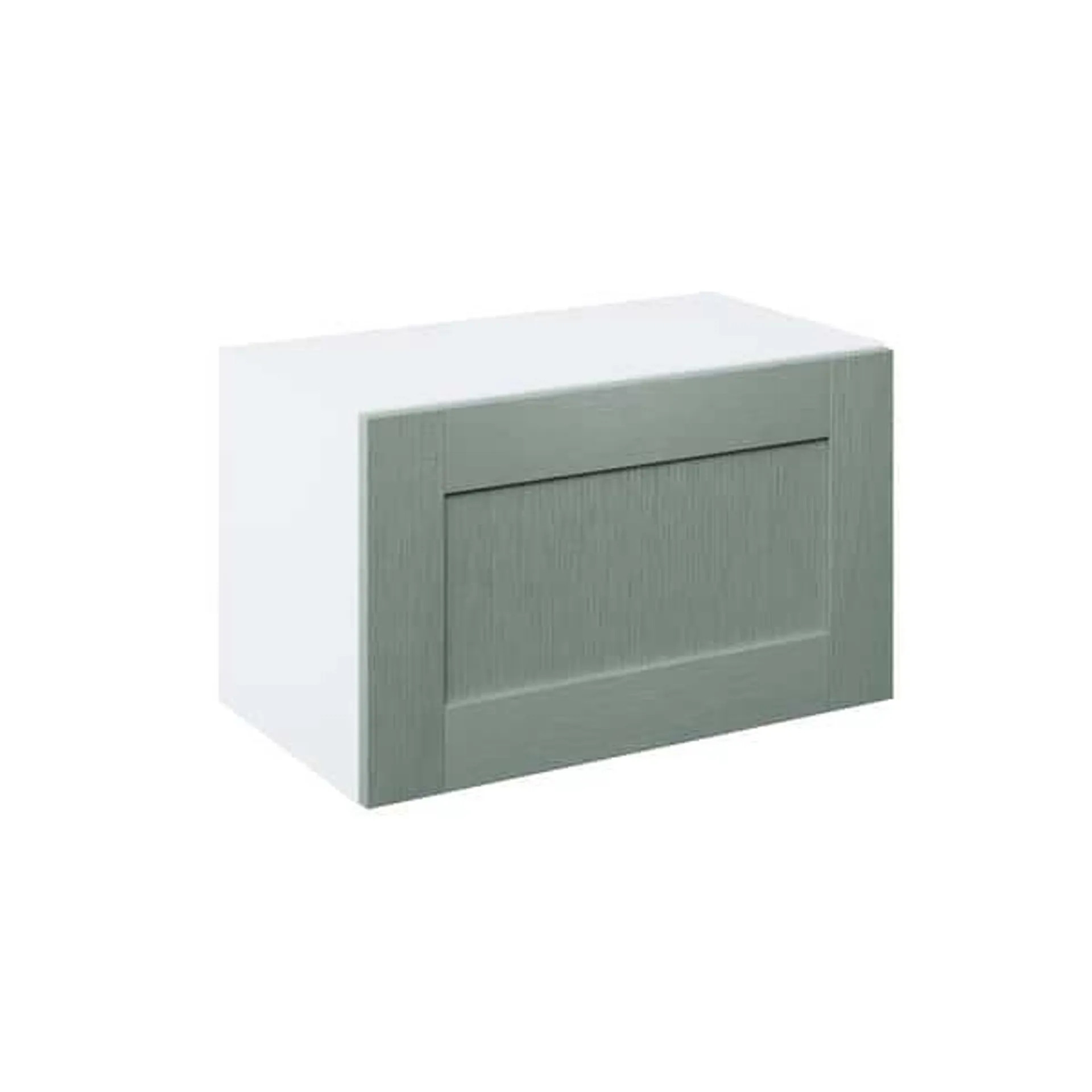 Meuble haut "Coline" vert sauge l.60 x h.36 x p.32 cm 2 portes hotte