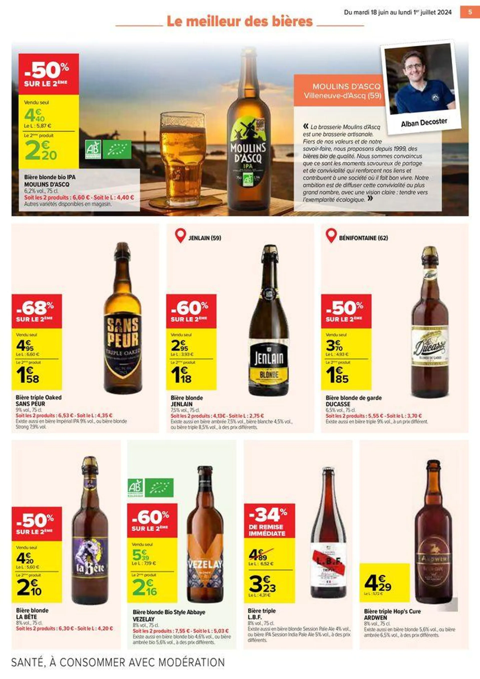 LE MEILLEUR DES BIERES  du 18 juin au 1 juillet 2024 - Catalogue page 5