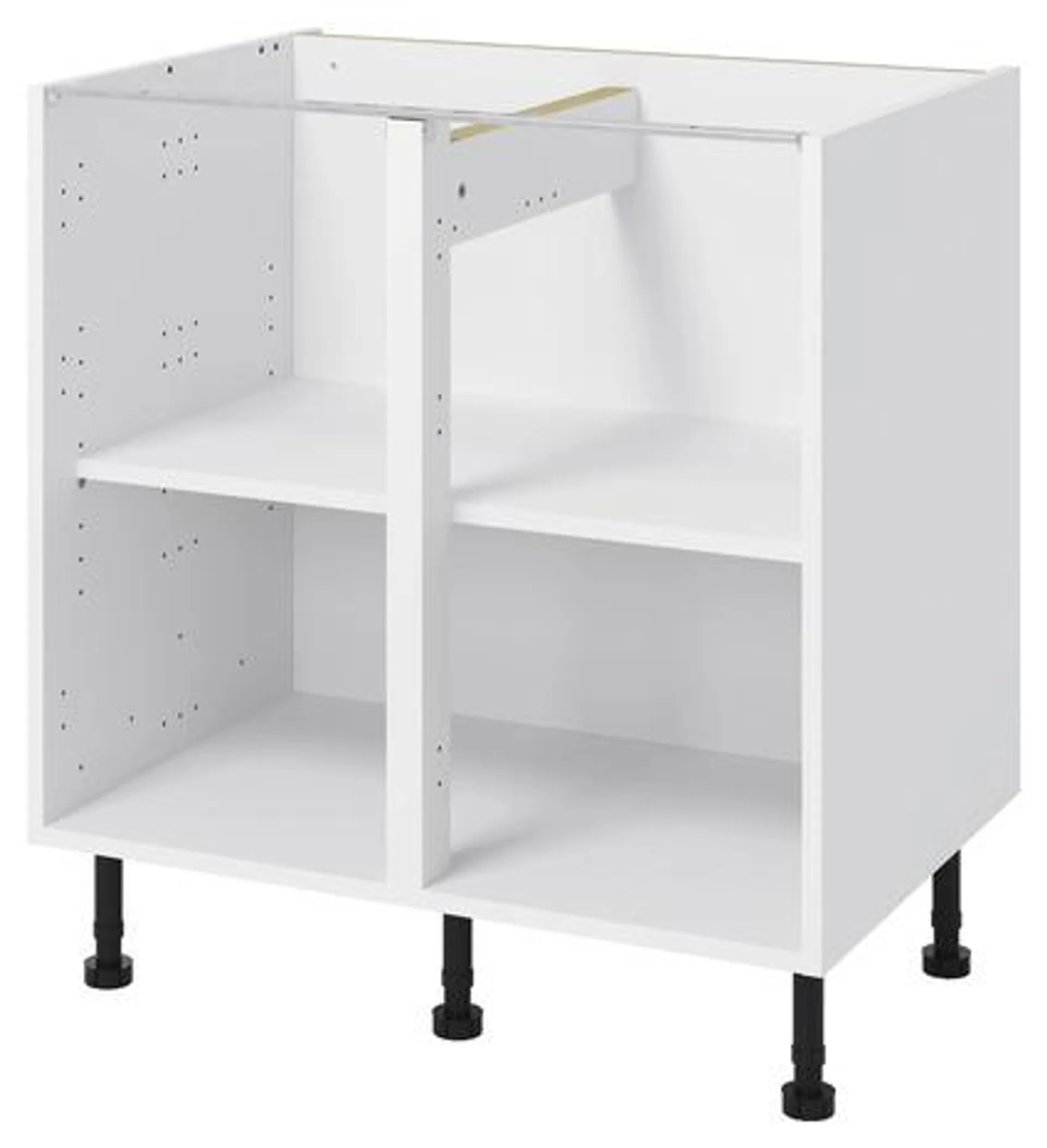 Caisson bas blanc - L. 80 x H. 87 x P. 57cm - GoodHome