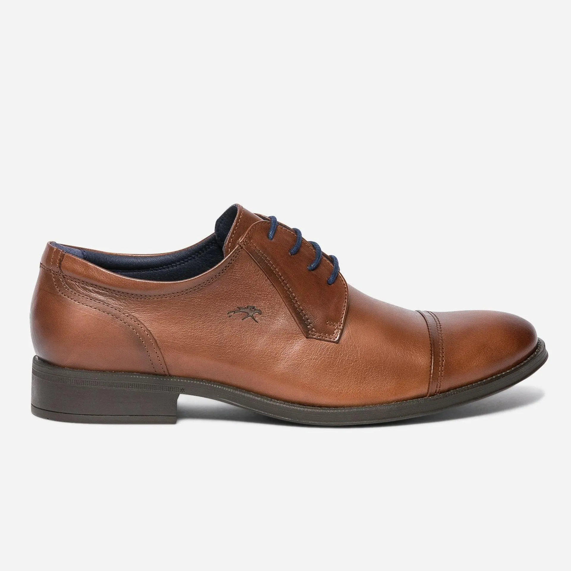 Derby FLUCHOS cognac en cuir