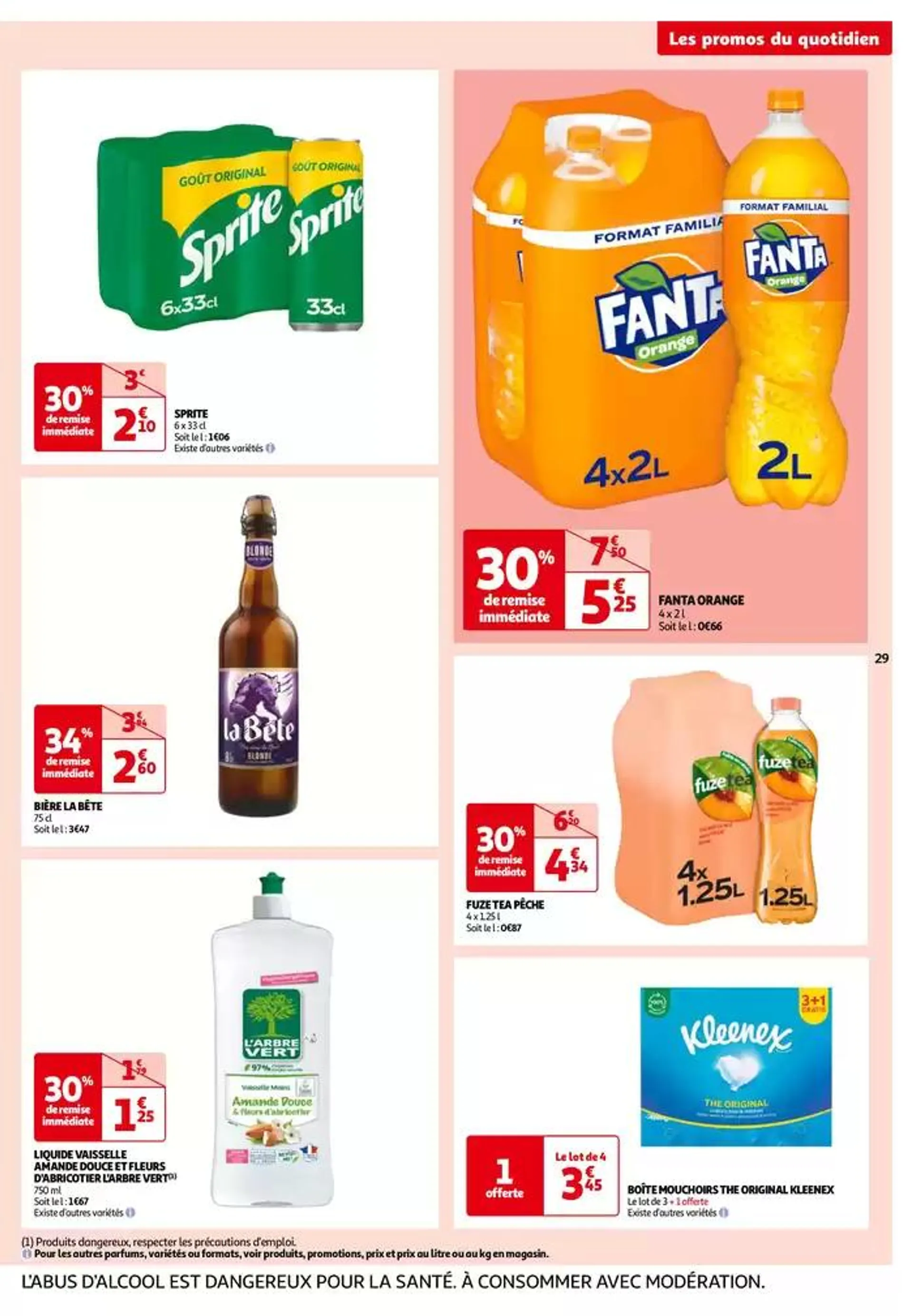 Top depart : 25 jours Auchan  du 29 octobre au 4 novembre 2024 - Catalogue page 29