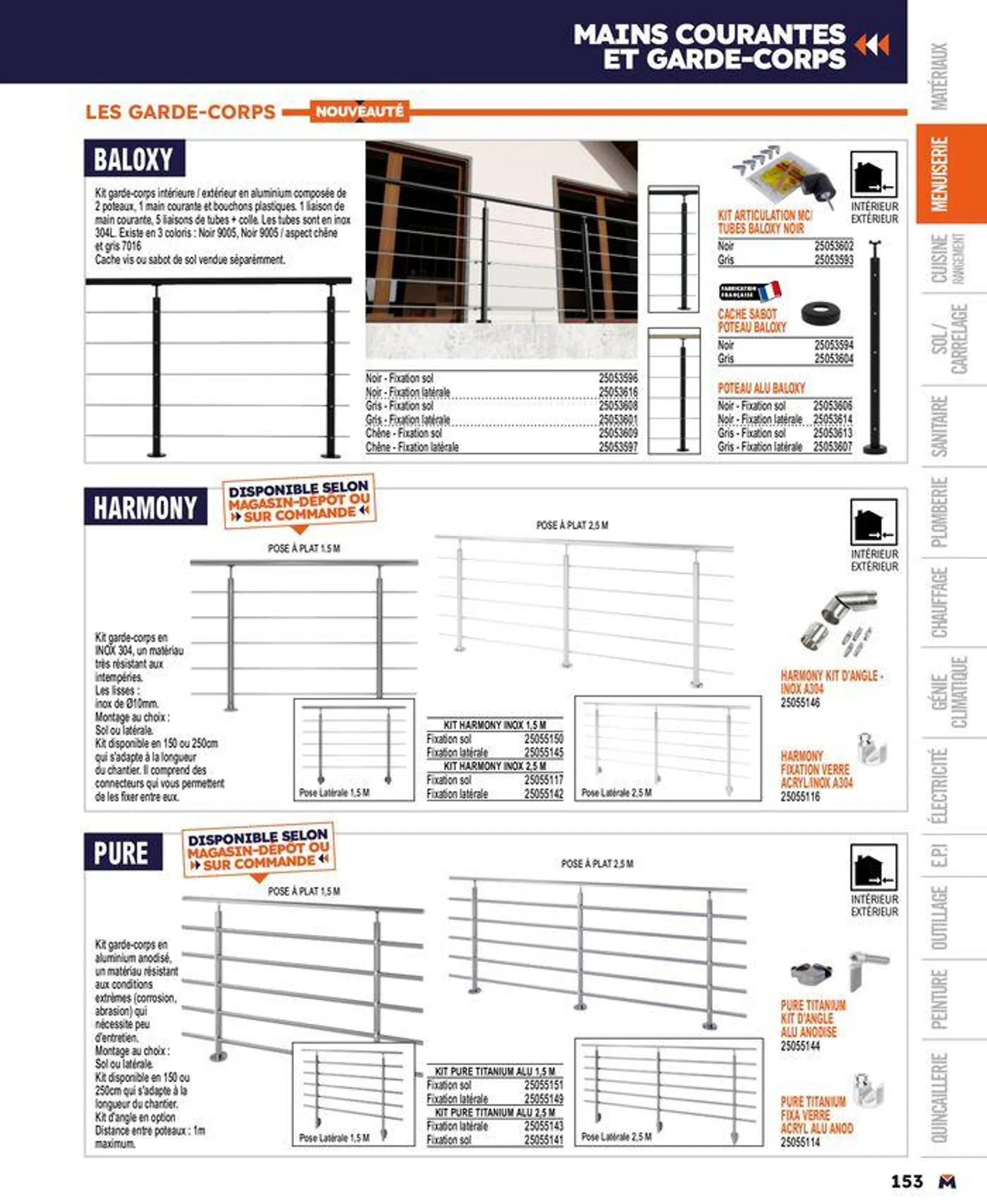 Guide produits 2024 du 15 mars au 31 décembre 2024 - Catalogue page 153