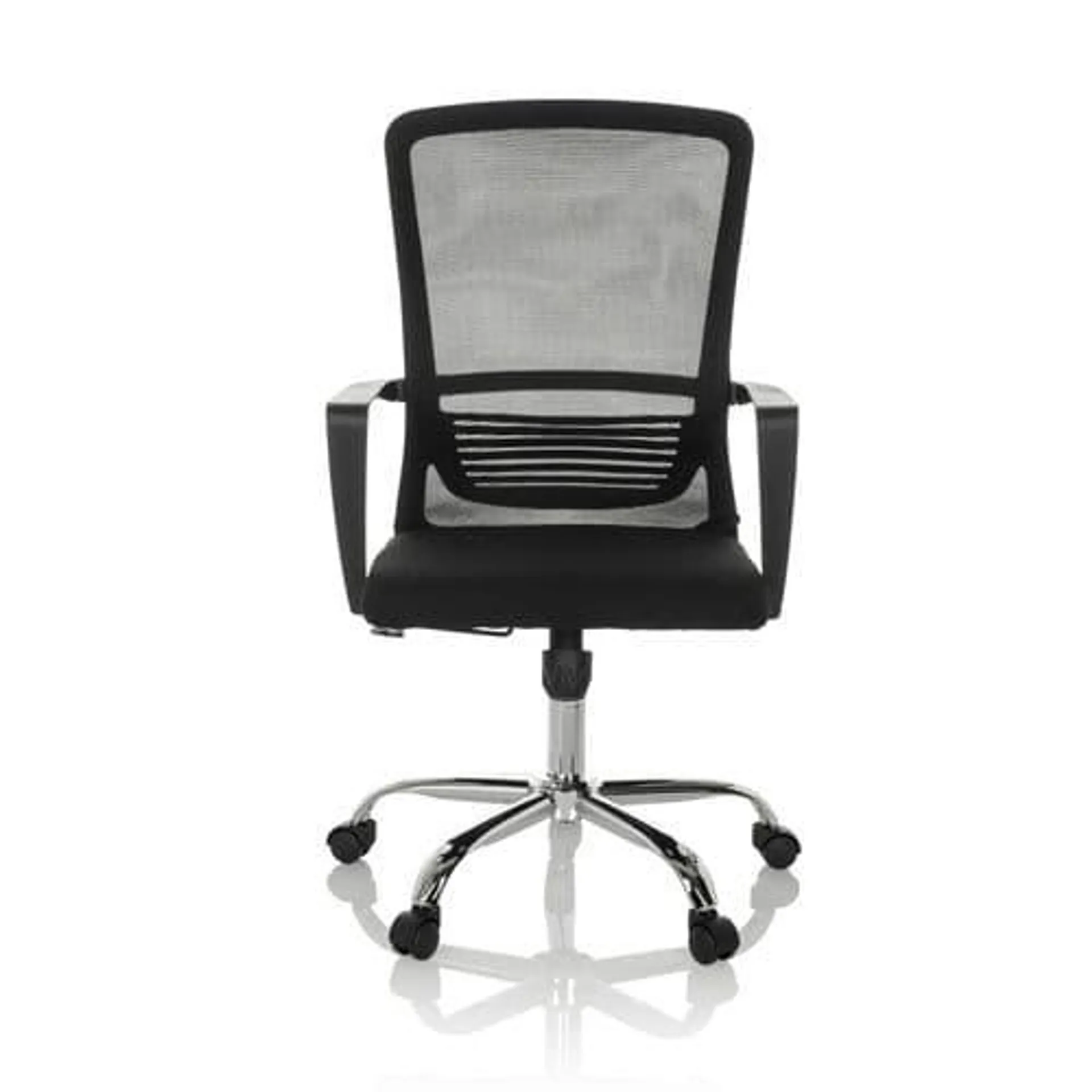 HJH OFFICE Siège De Bureau à Domicile Star-tec S Noir Tissu/tissu Maille Accoudoirs Compris