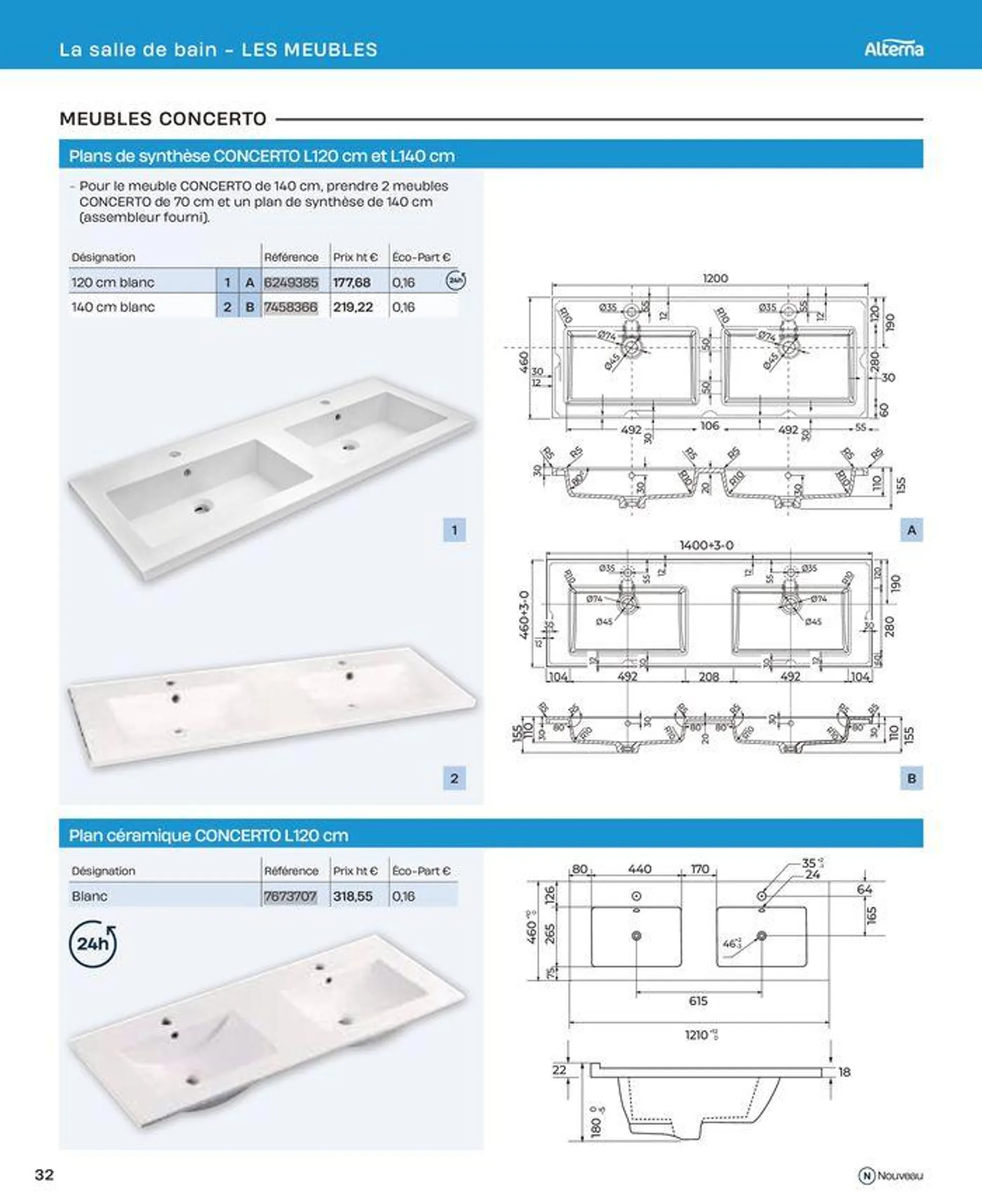 La salle de bain en toute sérénité du 2 juillet au 31 décembre 2024 - Catalogue page 32